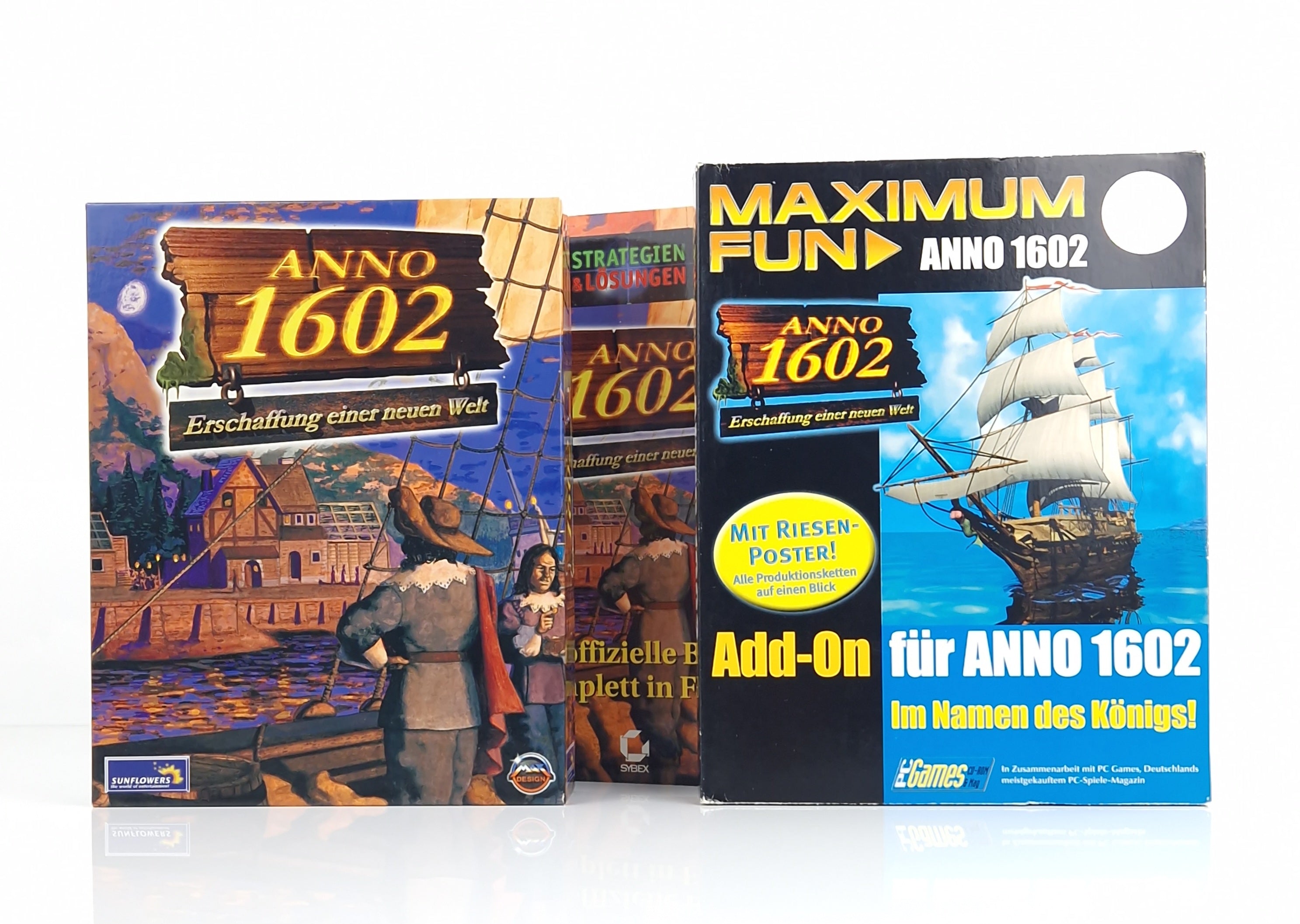 PC Spiel – ANNO 1602 Big Box OVP mit Buch Guide