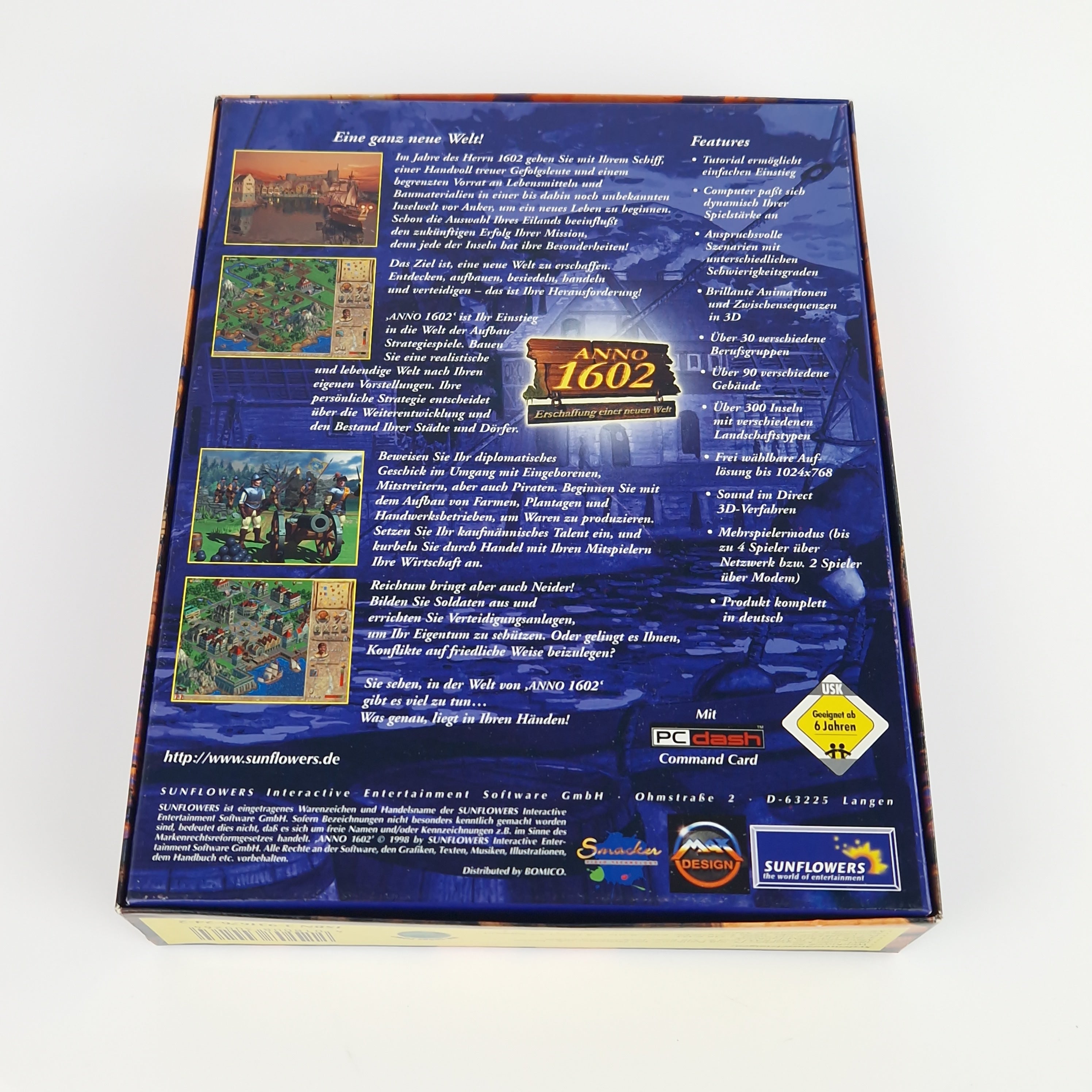 PC Spiel – ANNO 1602 Big Box OVP mit Buch Guide