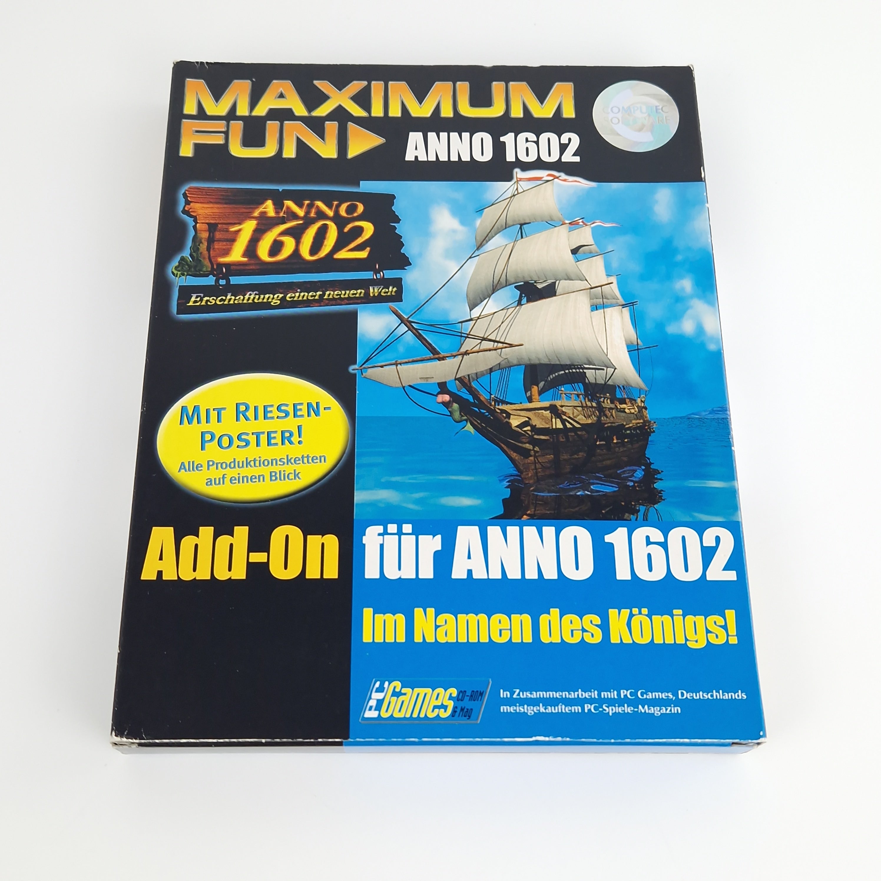 PC Spiel – ANNO 1602 Big Box OVP mit Buch Guide