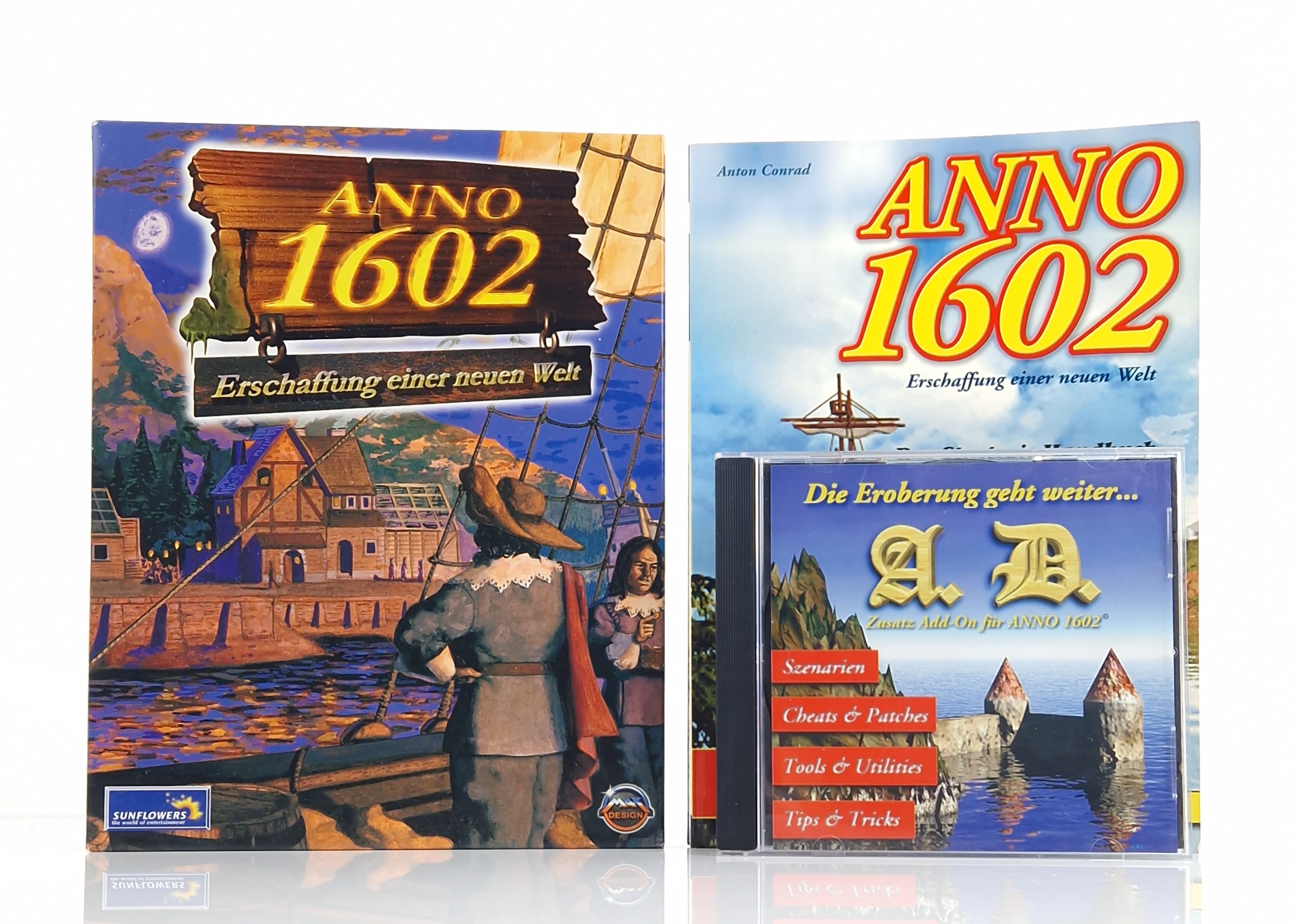 PC Spiel – Anno 1602 Big Box OVP mit Addon & Handbuch