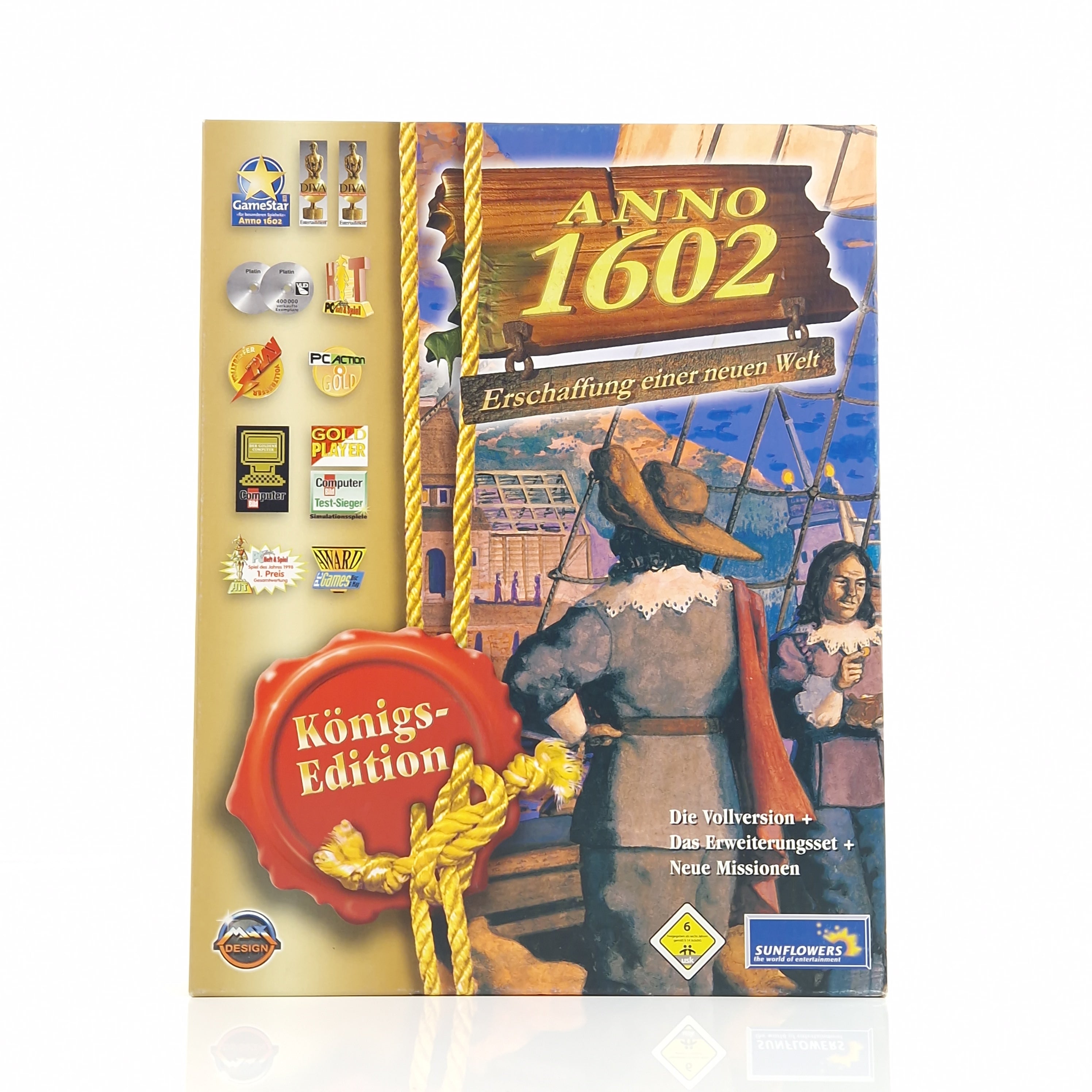 PC Spiel – ANNO 1602 Königs Edition Neu OVP