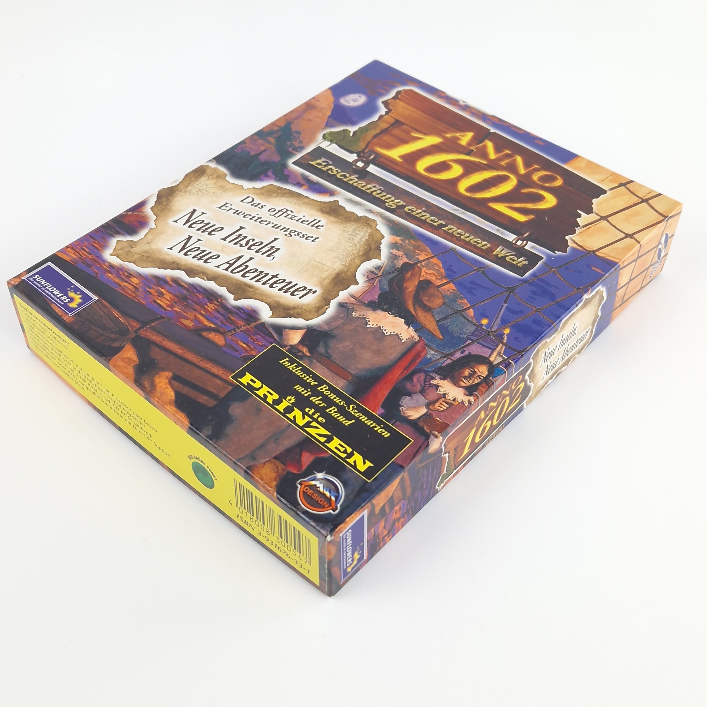 PC Spiel – ANNO 1602 Neue Inseln Handbuch CD ROM