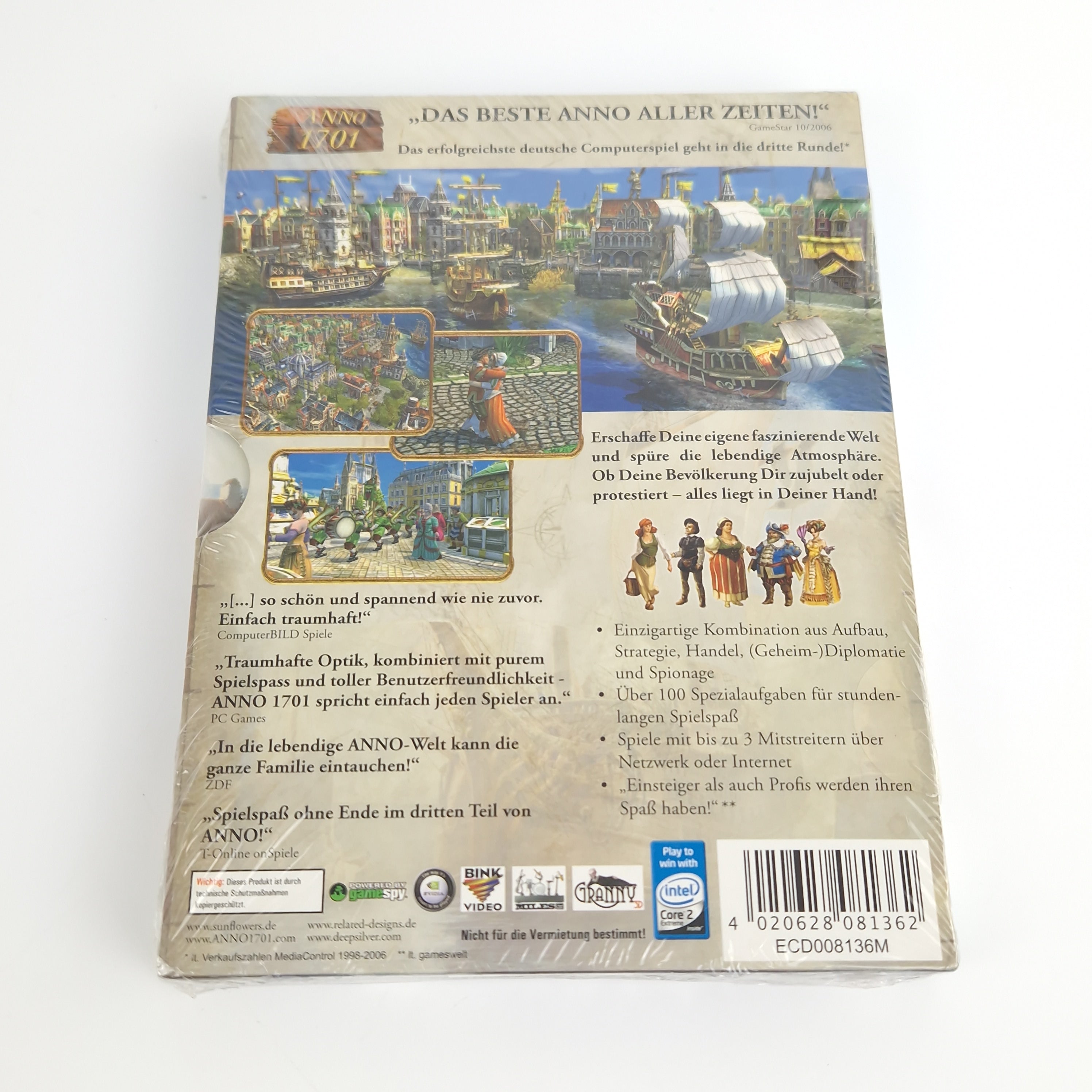 PC Spiel – ANNO 1701 Neu + Addon Der Fluch des Drachen