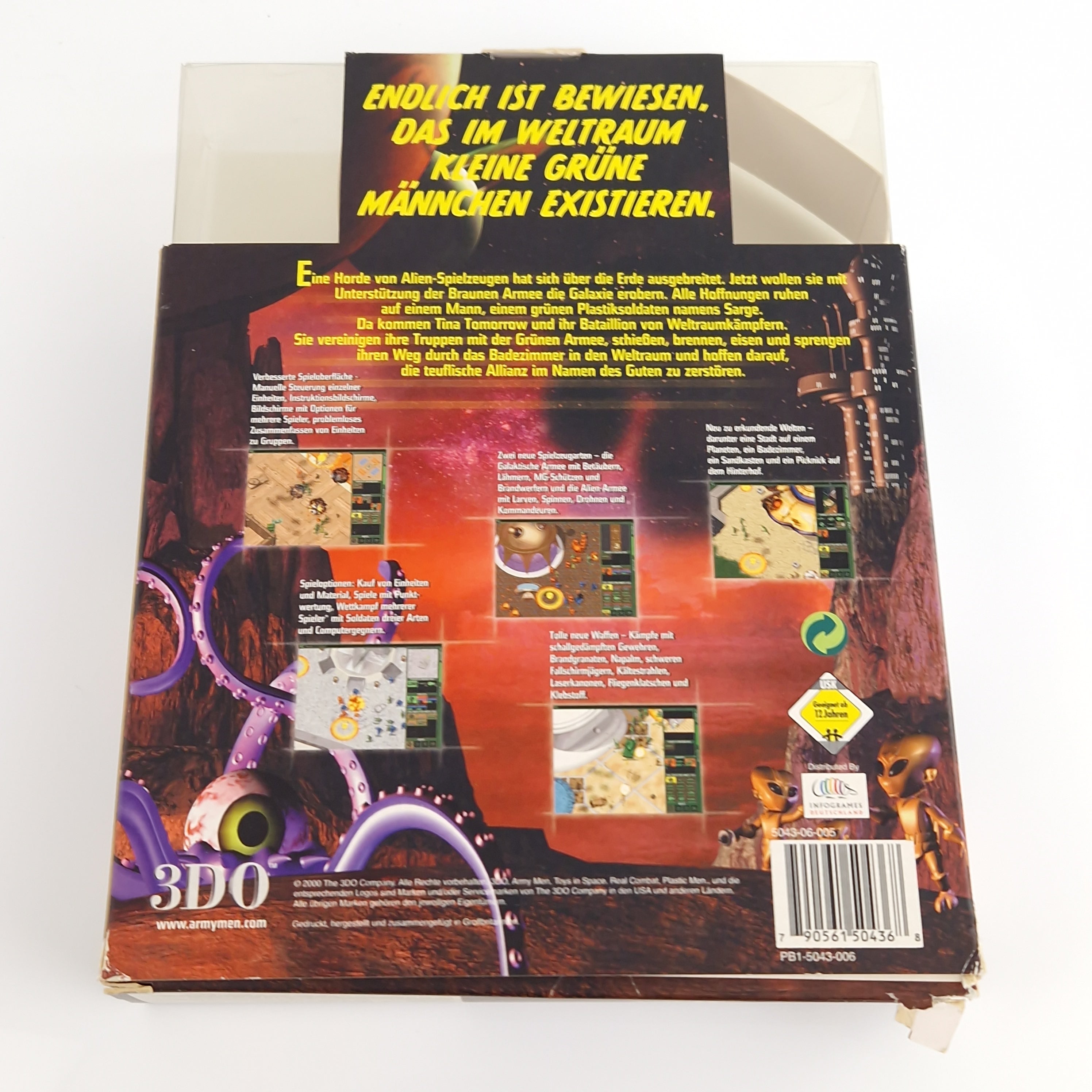 PC Spiel – Army Men in Space Big Box OVP PAL