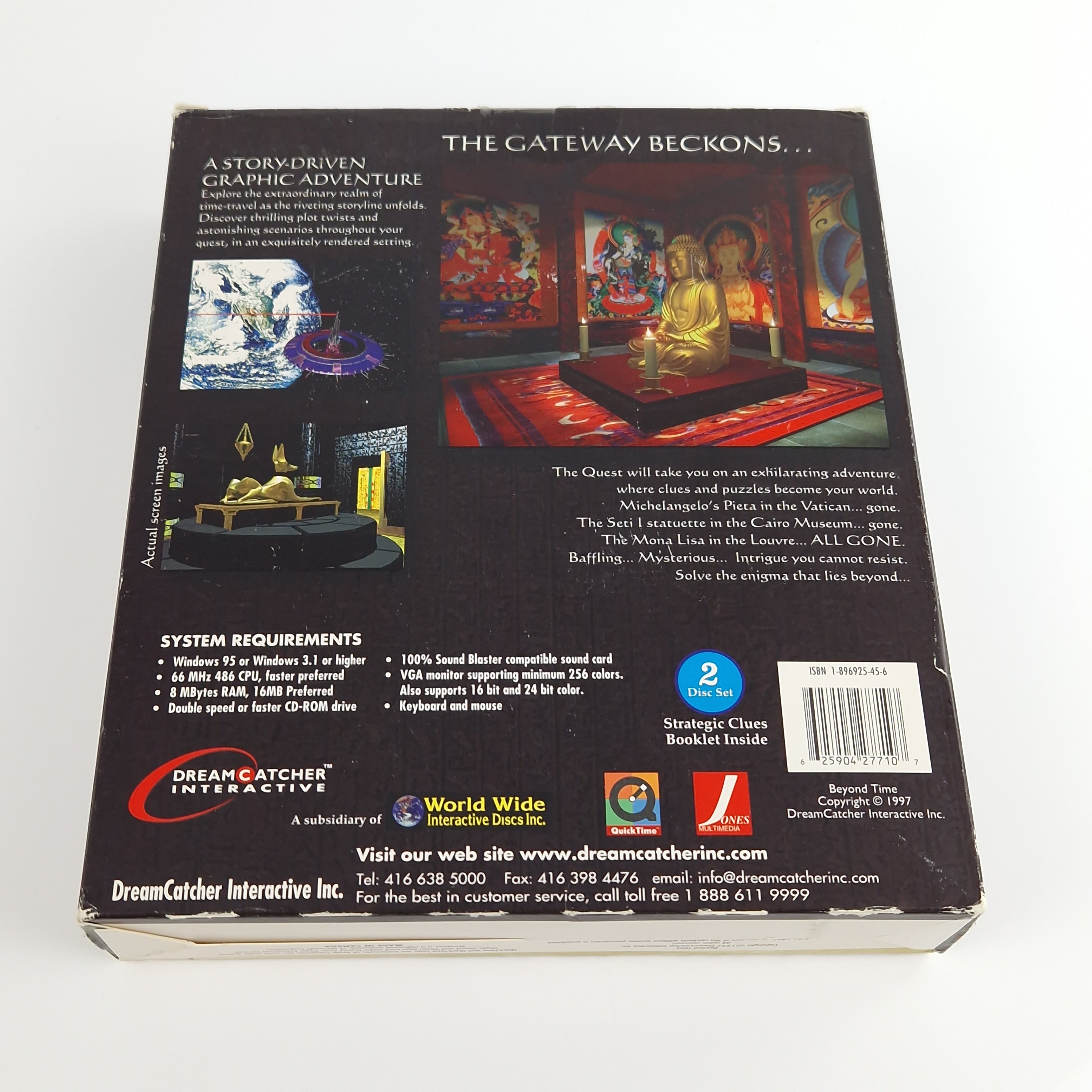 PC Spiel – Beyond Time Big Box OVP PAL Eurobox