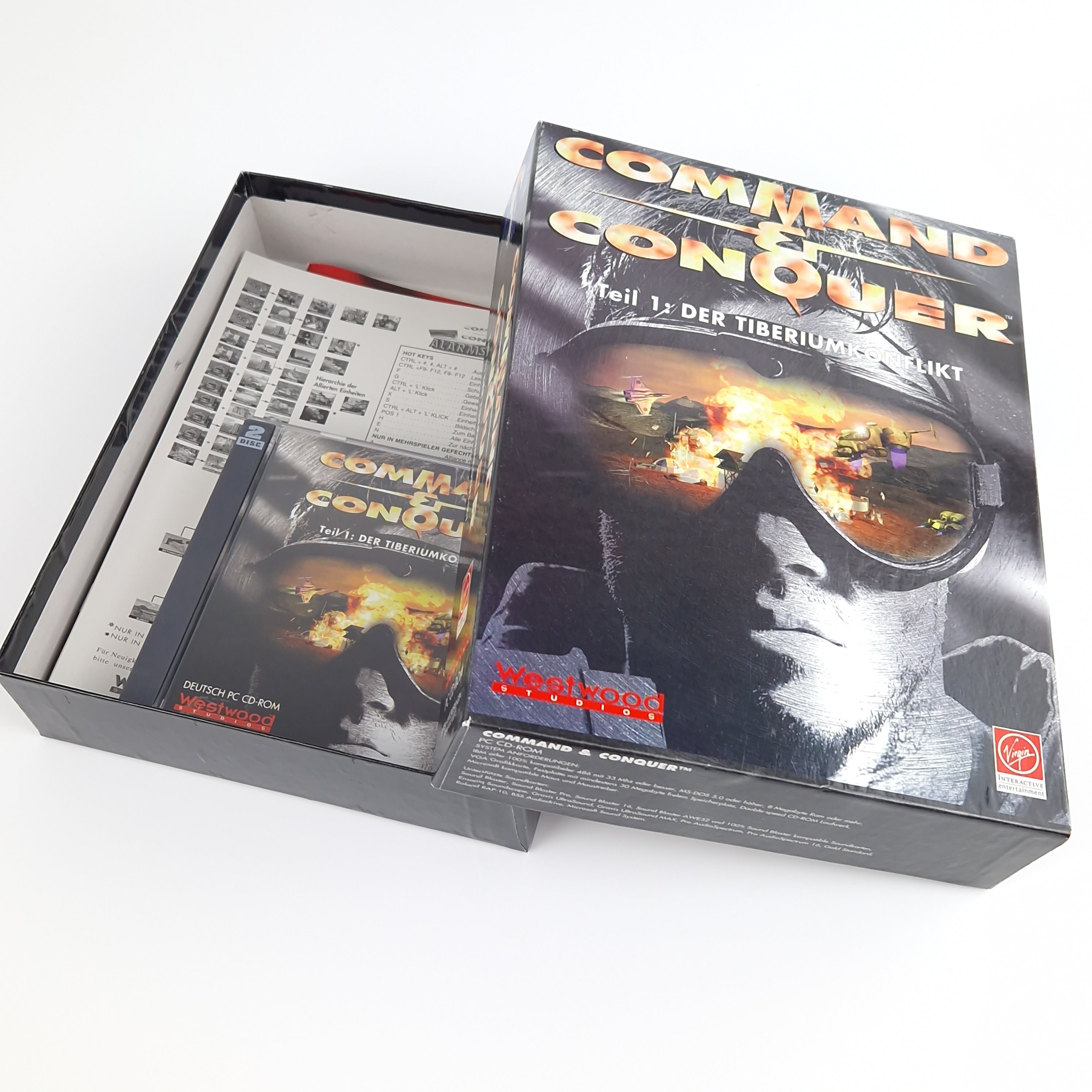 PC Spiel – Command & Conquer Teil 1 & 2 Big Box OVP PAL