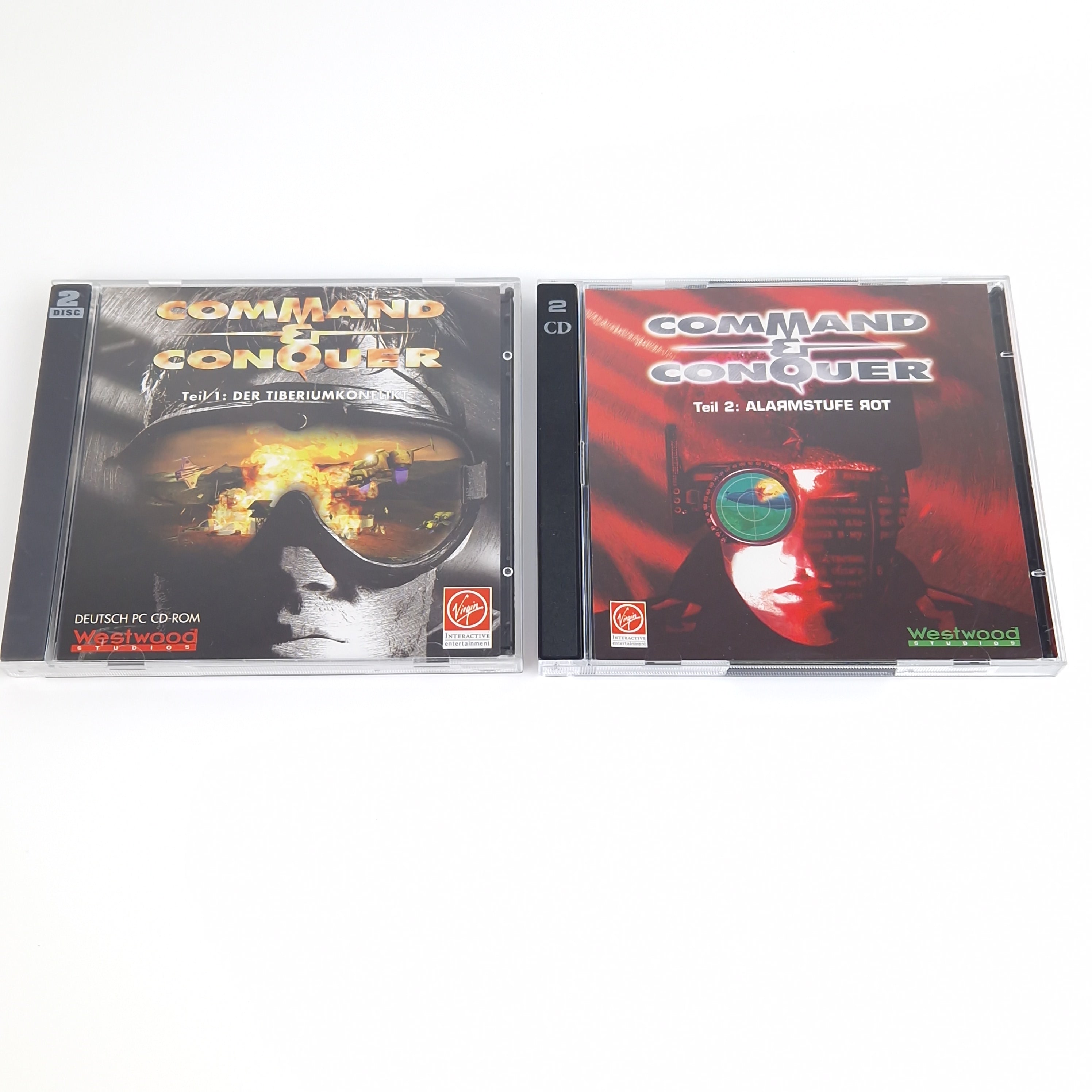PC Spiel – Command & Conquer Teil 1 & 2 Big Box OVP PAL