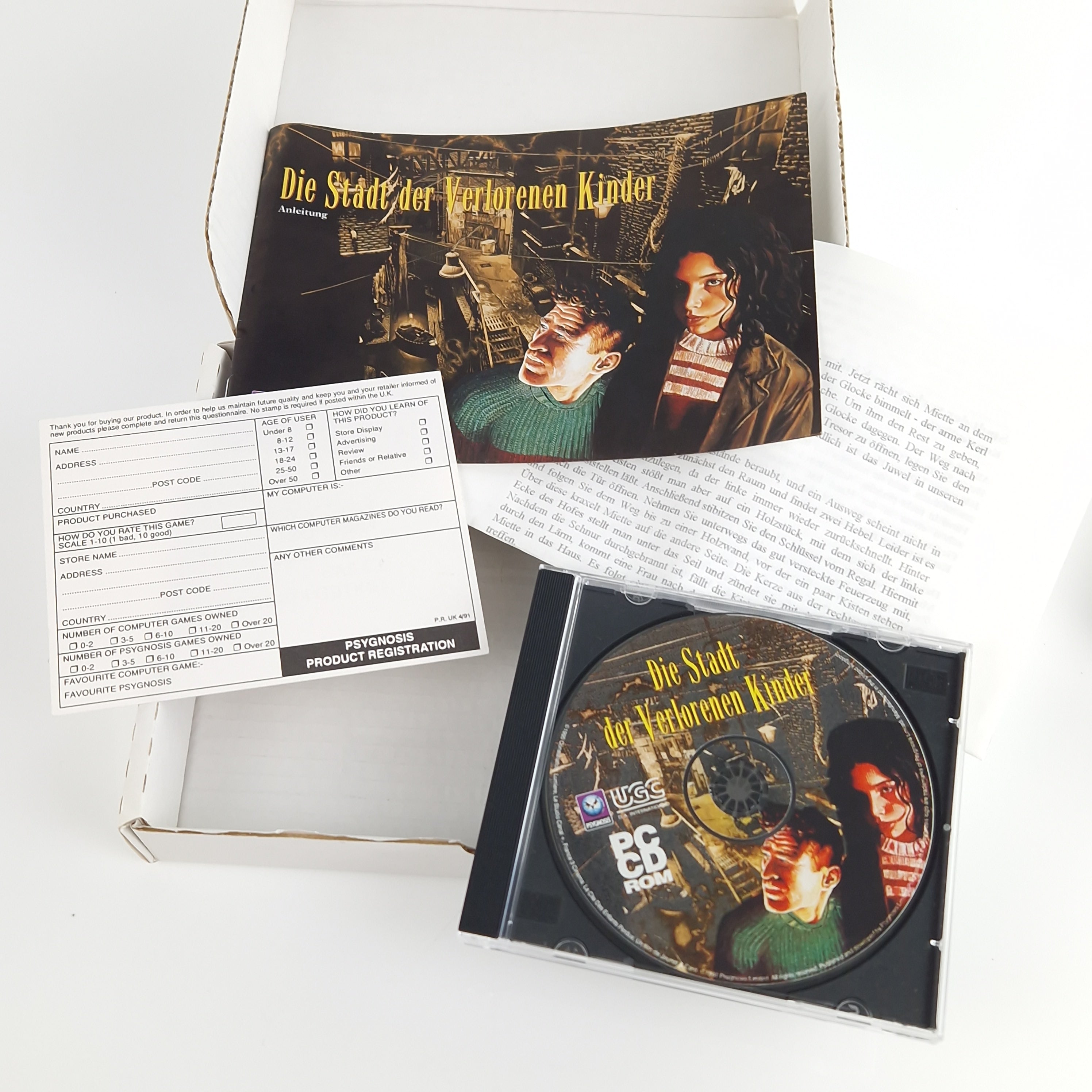 PC Spiel – Die Stadt der verlorenen Kinder Big Box OVP