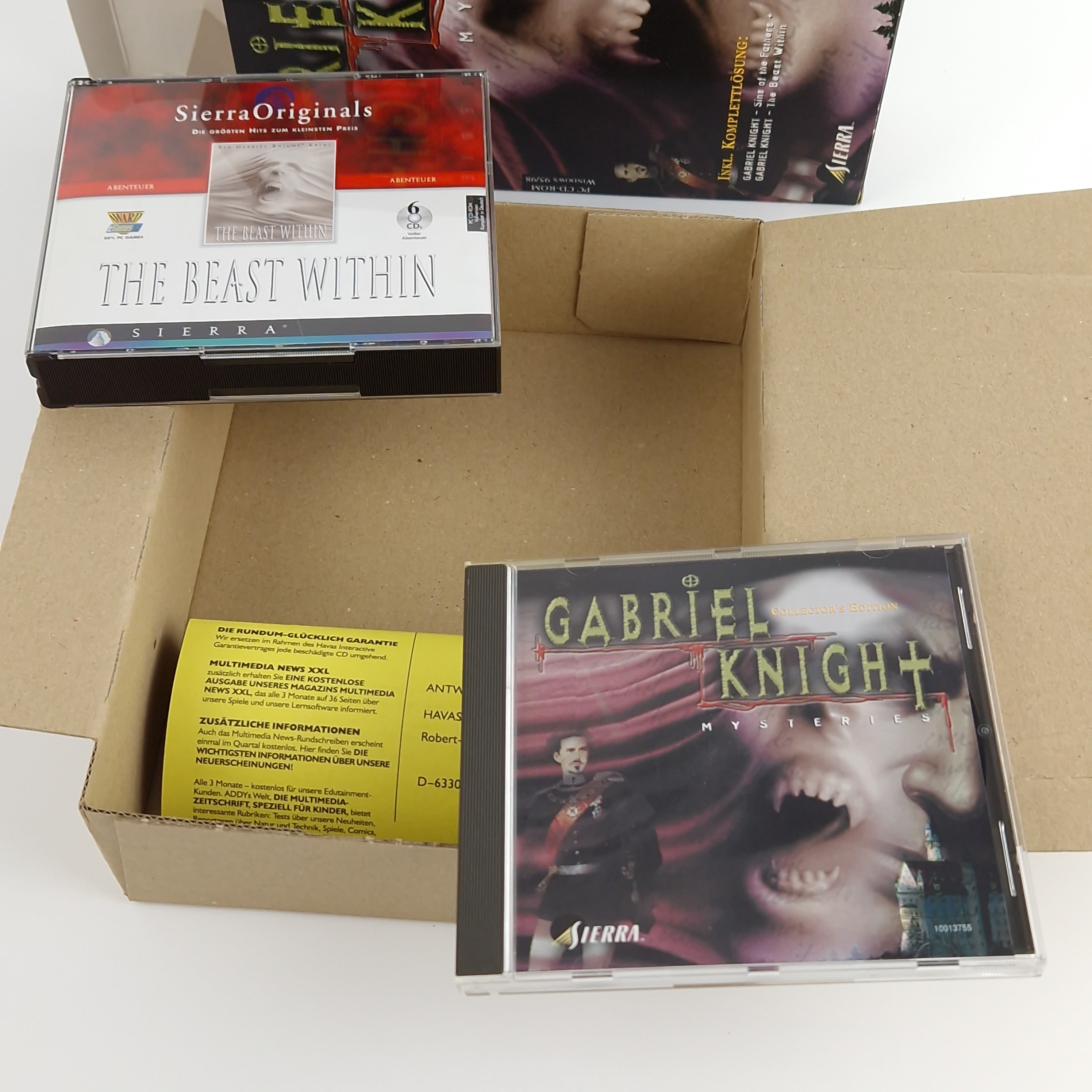 PC Spiel – Gabriel Knight Collectors Edition Big Box OVP