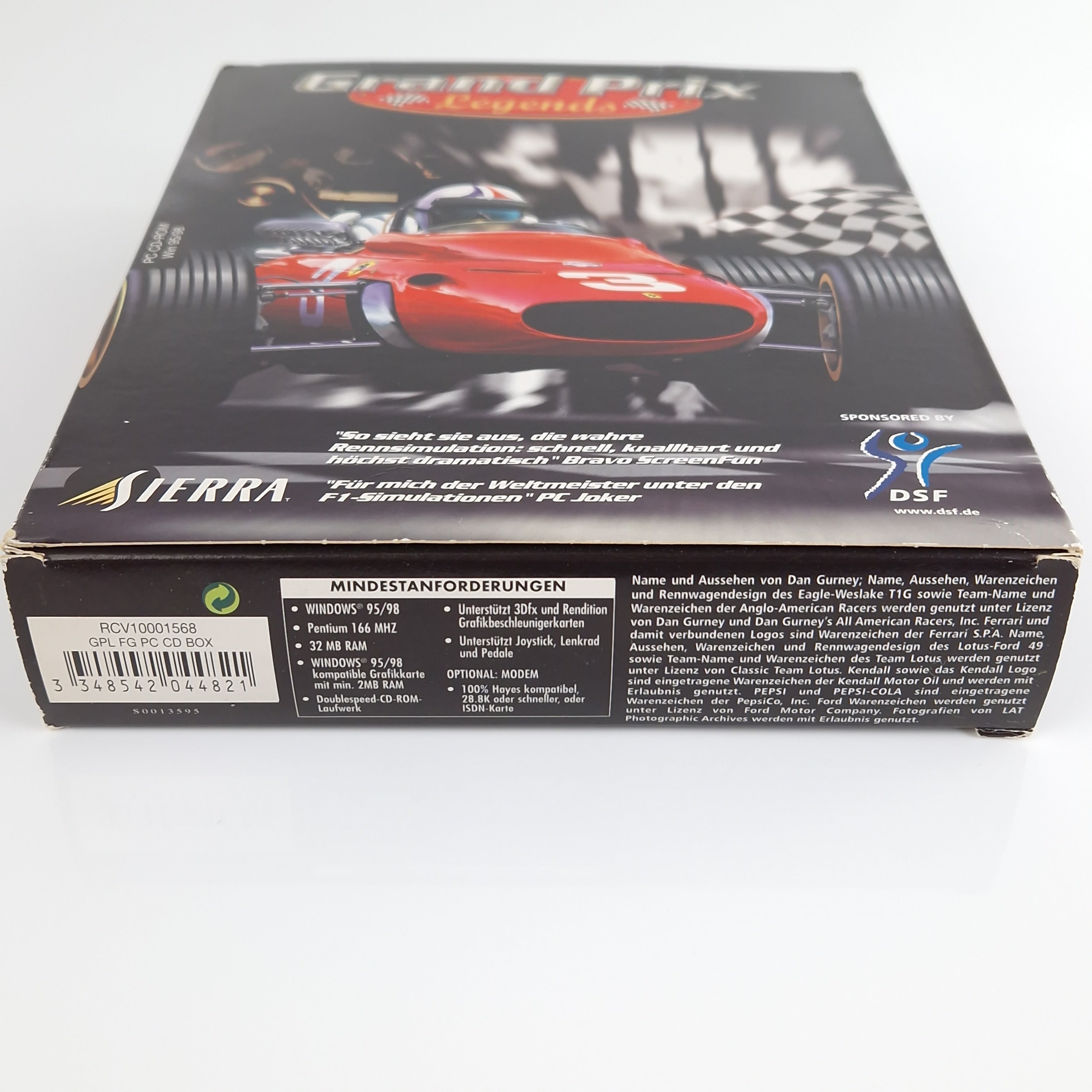 PC Spiel – Grand Prix Legends Big Box OVP CD-ROM