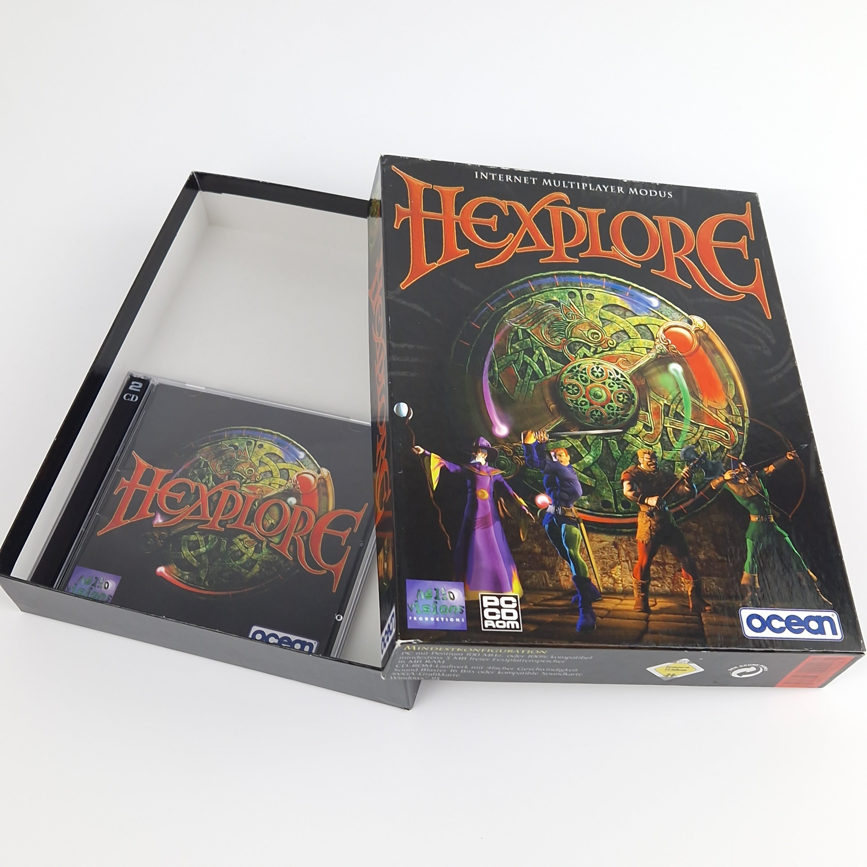 PC Spiel – Hexplore plus Diablo Big Box OVP PAL