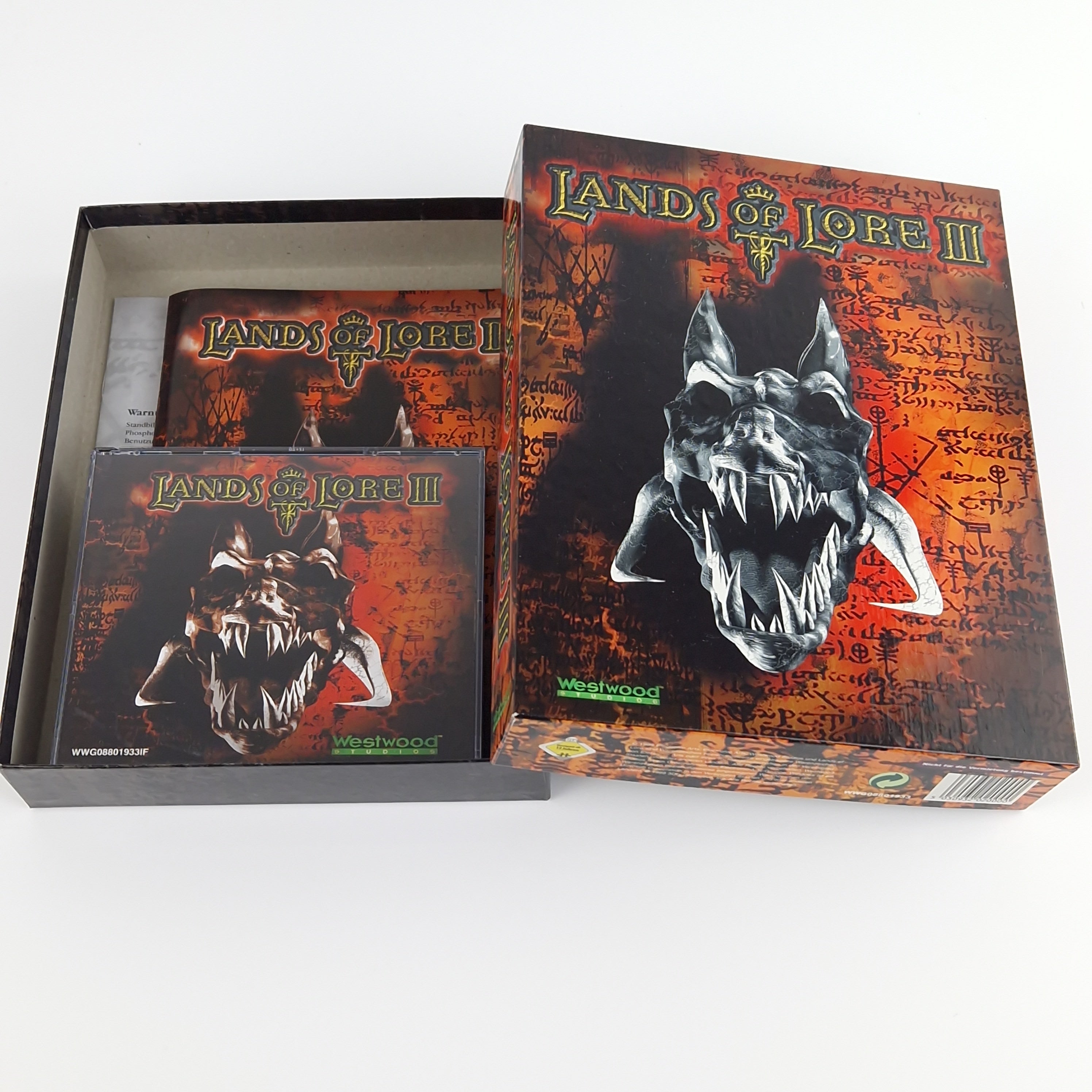 PC Spiel – Lands of Lore III Big Box OVP PAL