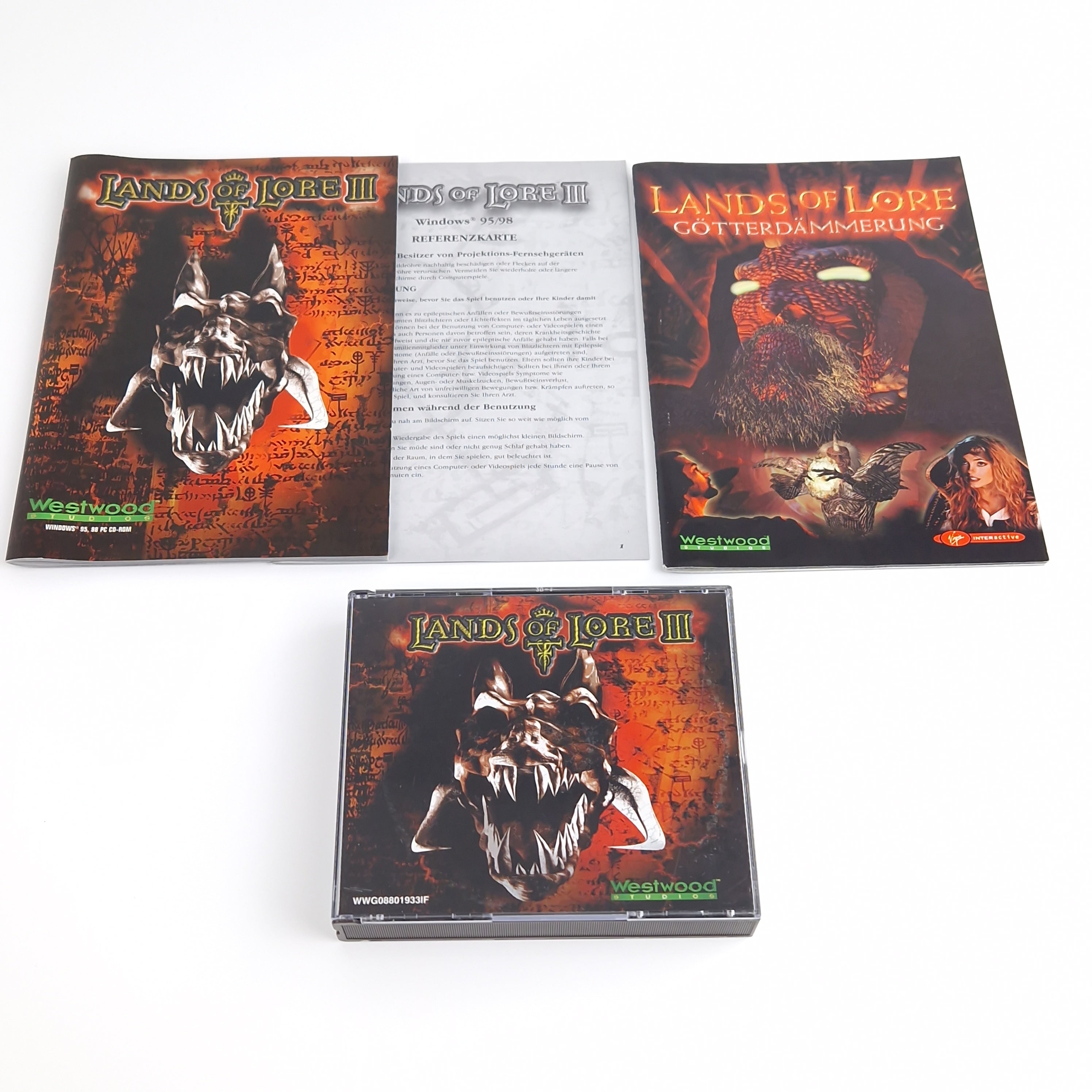 PC Spiel – Lands of Lore III Big Box OVP CD-ROM