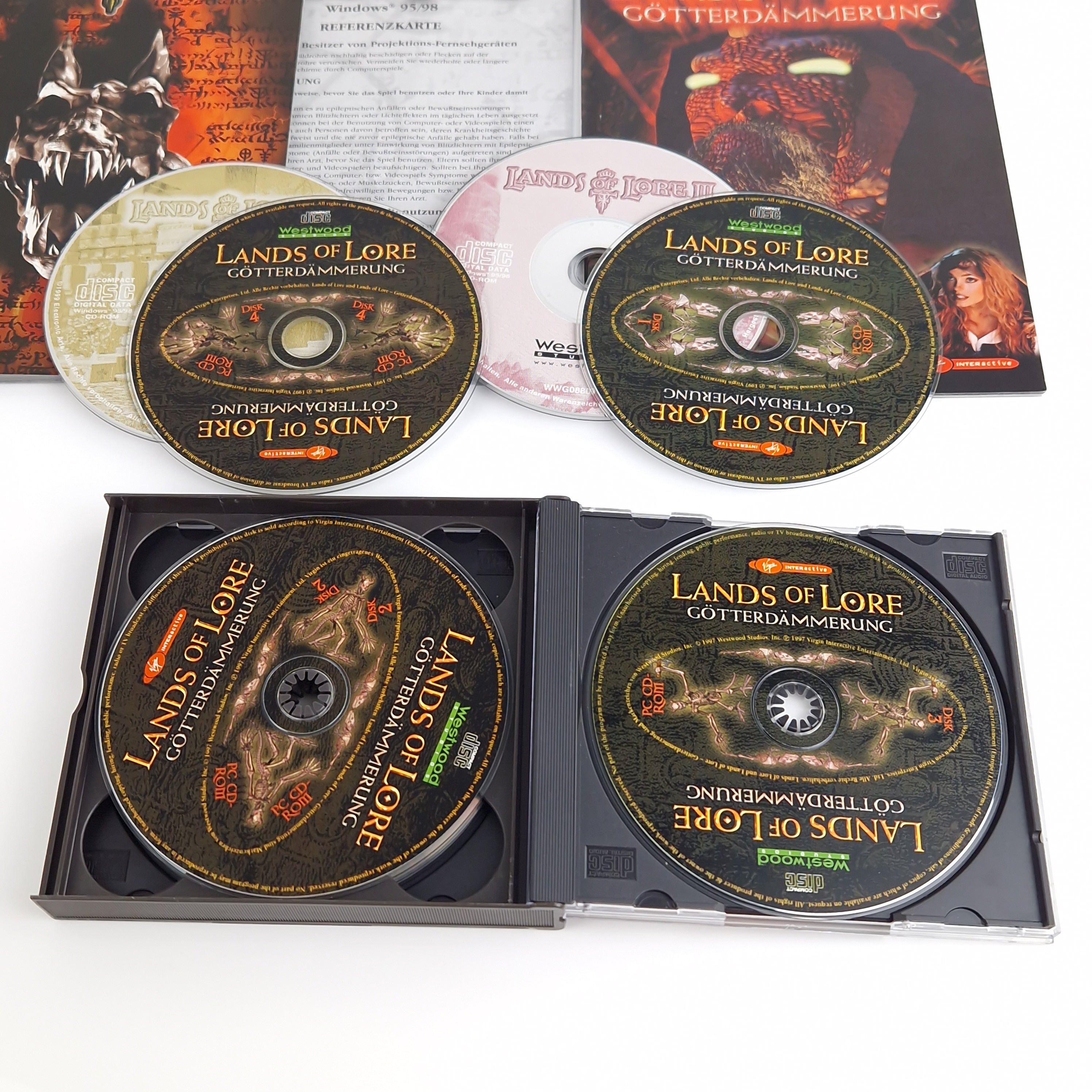 PC Spiel – Lands of Lore III Big Box OVP CD-ROM