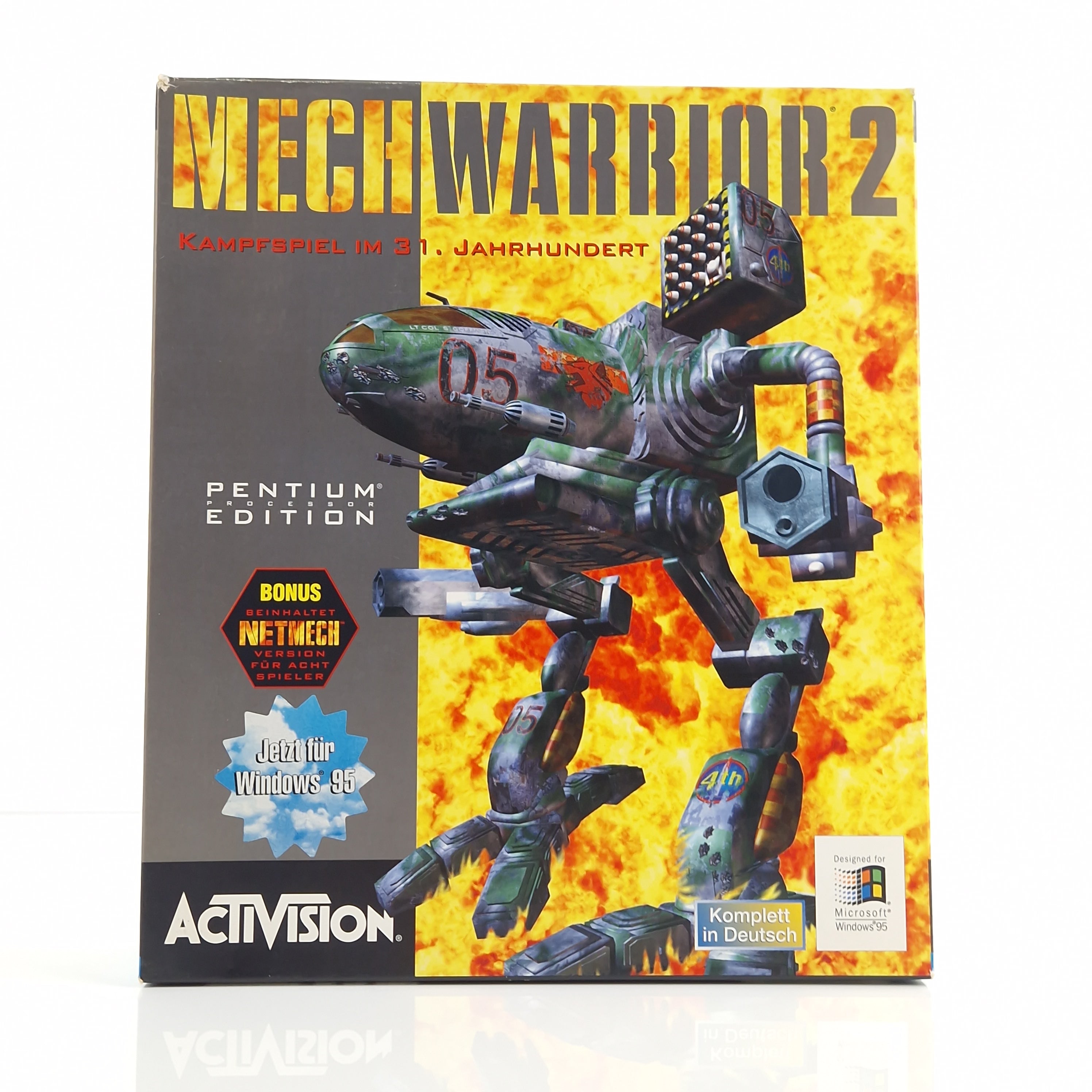 PC Spiel – Mech Warrior 2 Big Box OVP PAL Eurobox