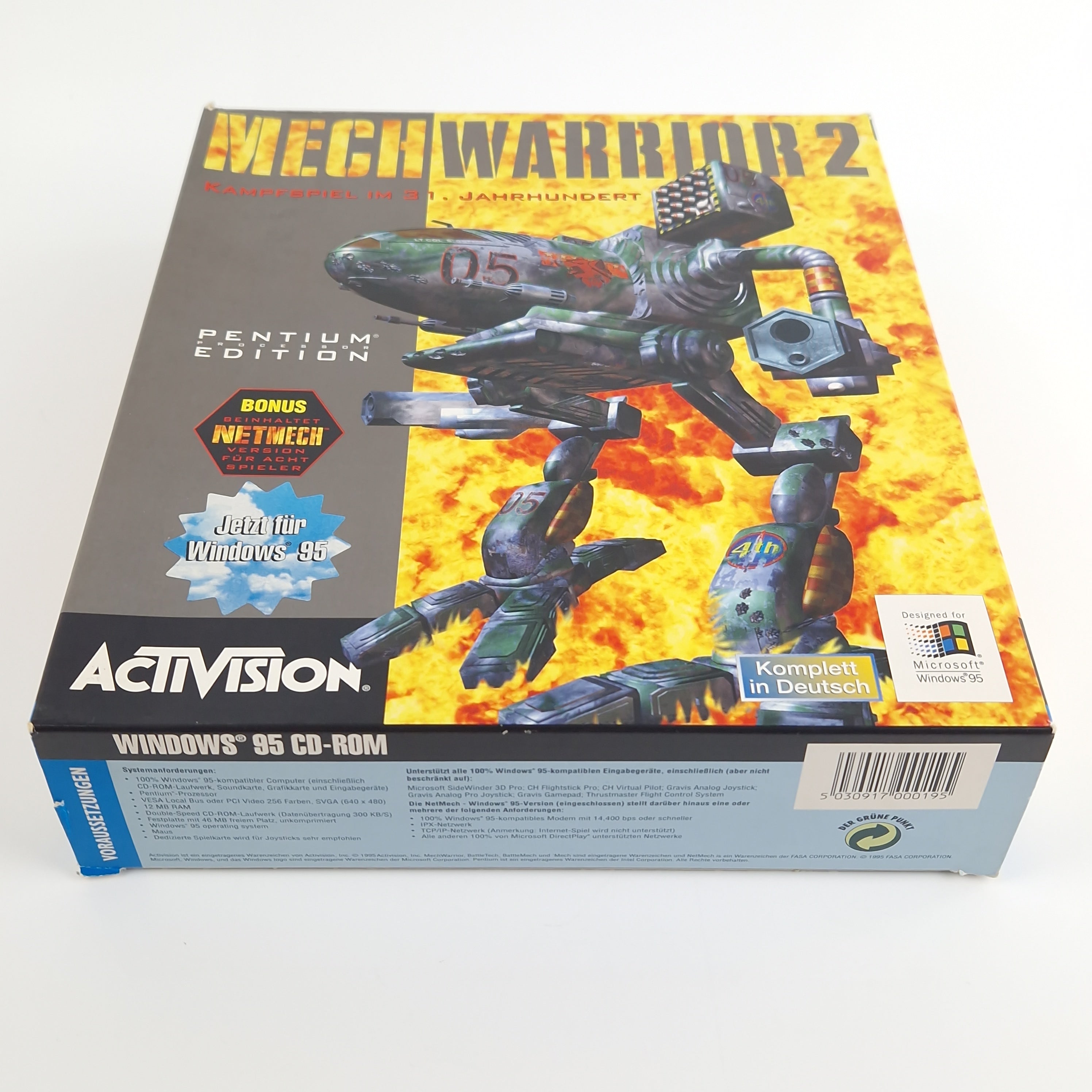 PC Spiel – Mech Warrior 2 Big Box OVP PAL Eurobox