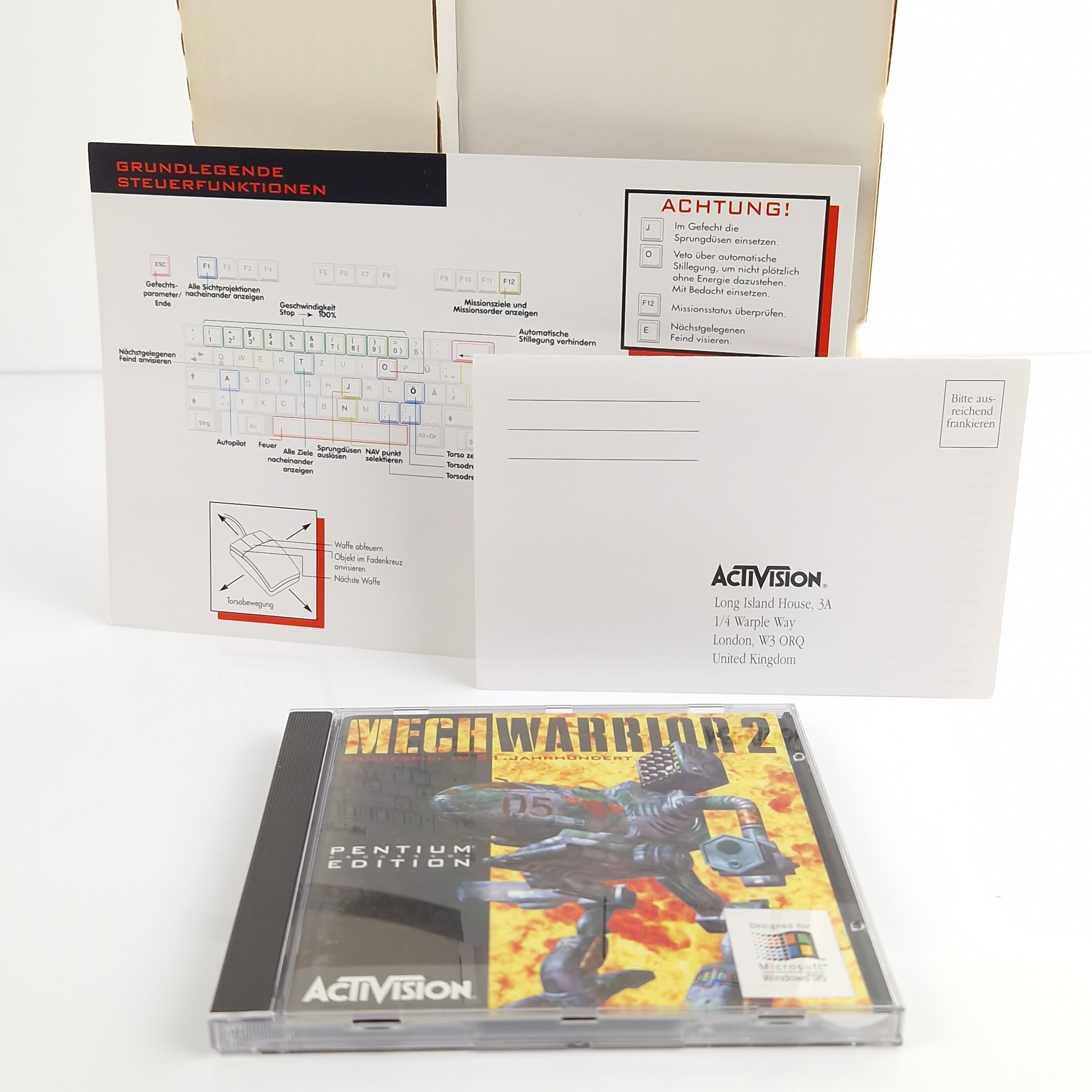 PC Spiel – Mech Warrior 2 Big Box OVP PAL Eurobox
