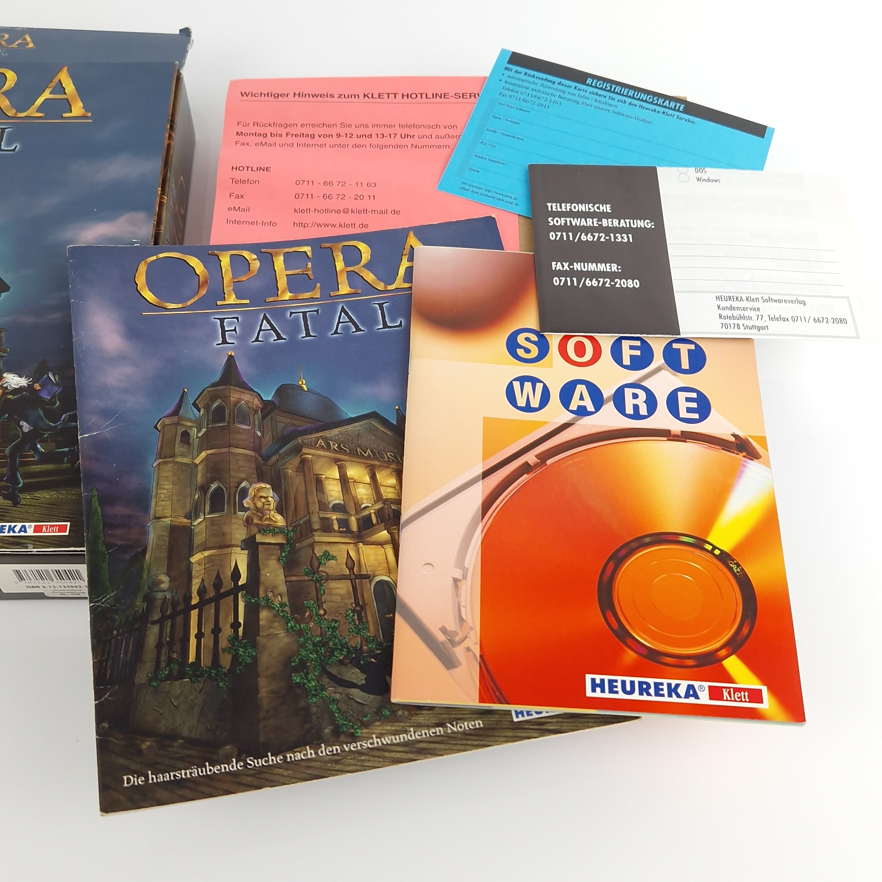 PC Spiel – Opera Fatal Big Box OVP PAL Deutsch Eurobox