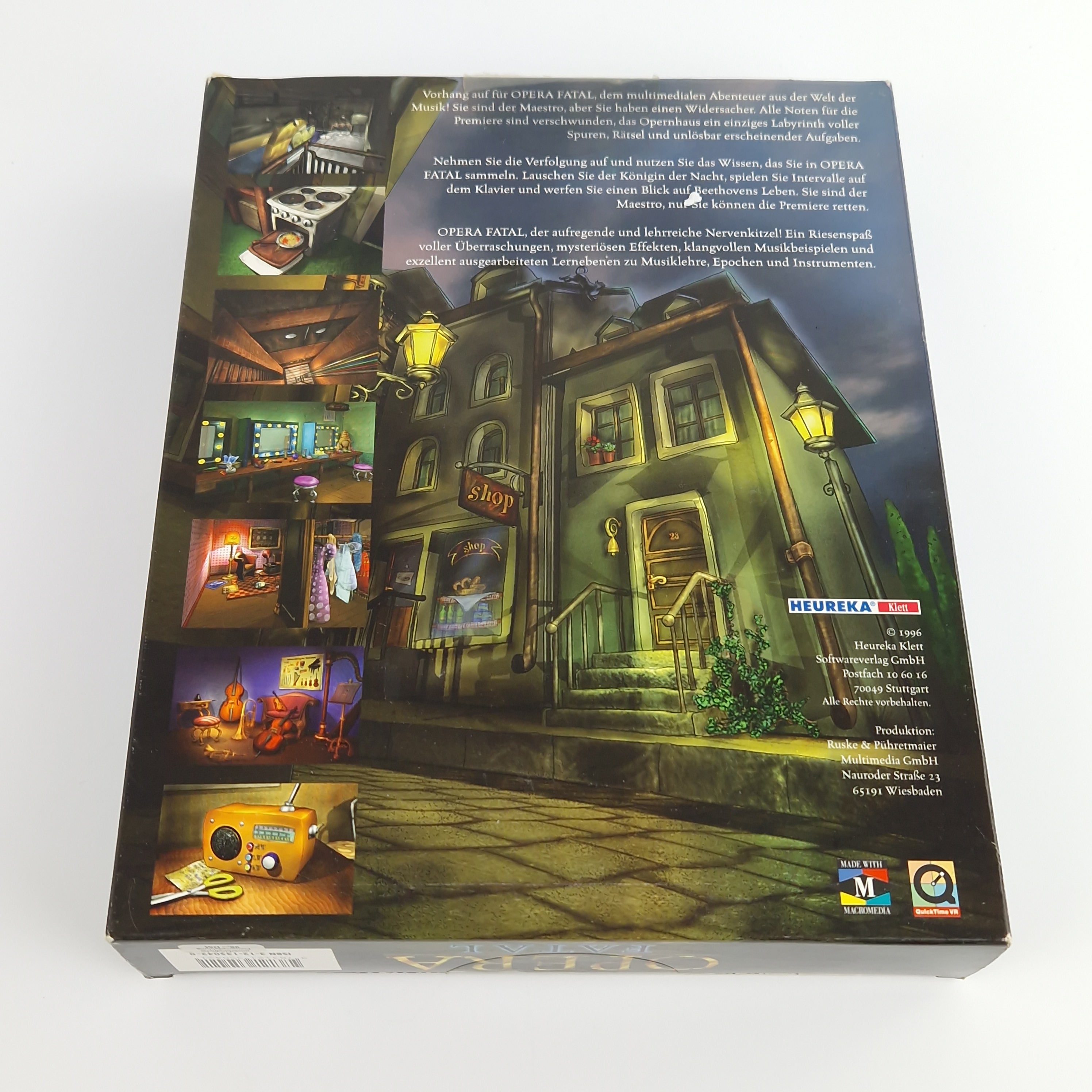 Jeu PC BIG BOX - Opéra Fatal - VF COMPLET vintage Jeu PC BIG BOX - Opéra Fatal - VF COMPLET vintage