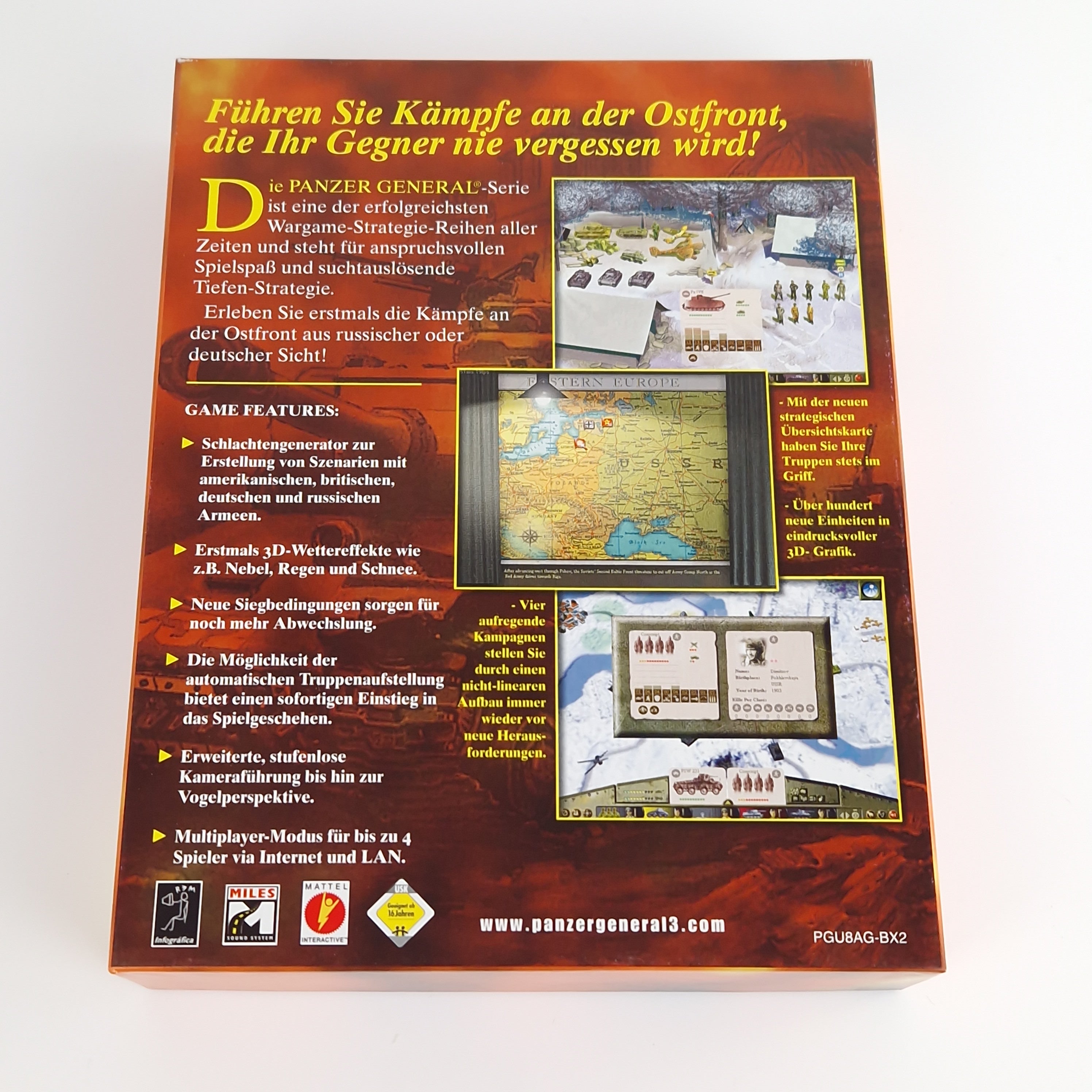 PC Spiel – Panzer General Unternehmen Barbarossa Big Box OVP