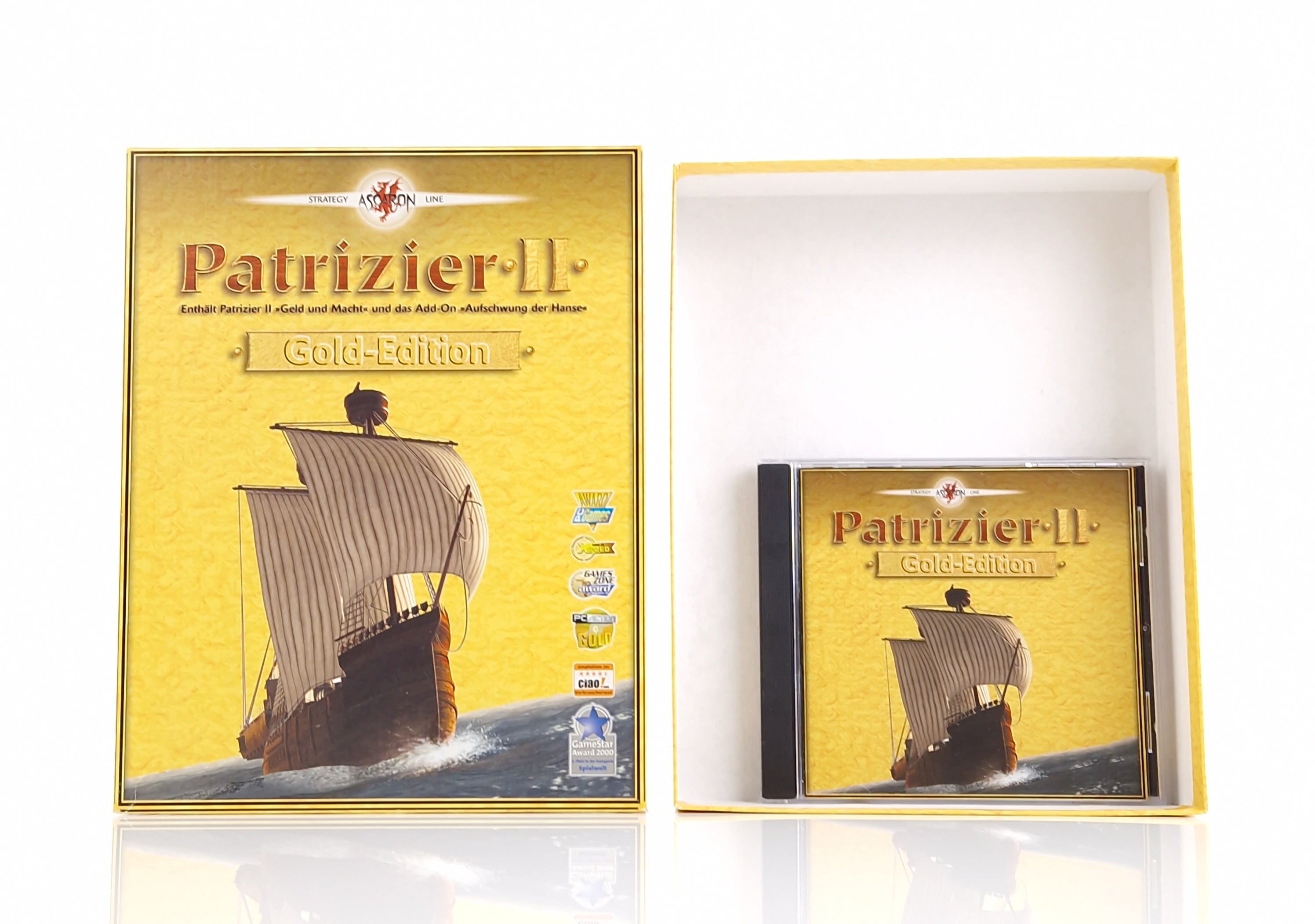 PC Spiel – Patrizier II Gold Edition Big Box OVP