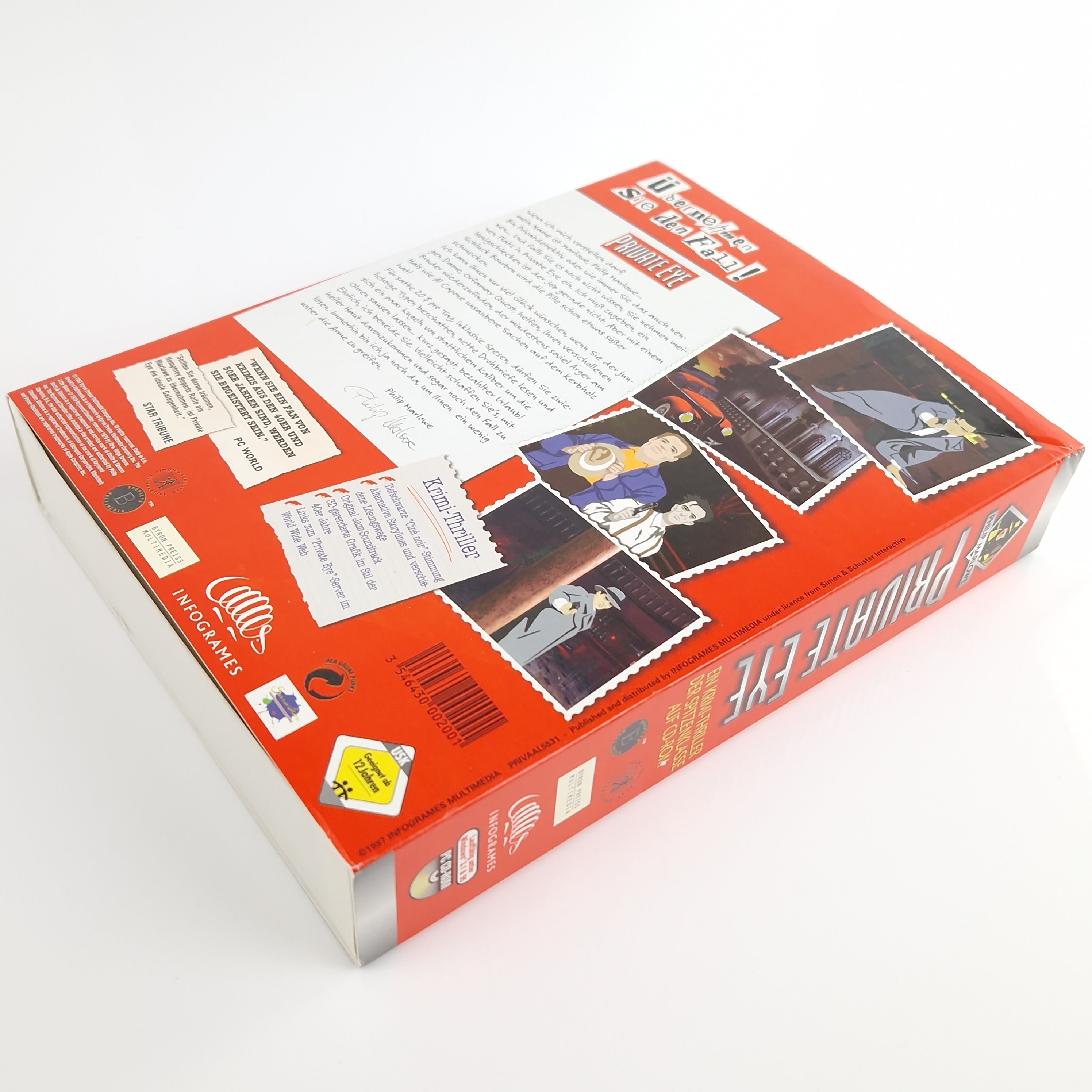 PC Spiel – Private Eye Philip Marlowe Big Box OVP PAL