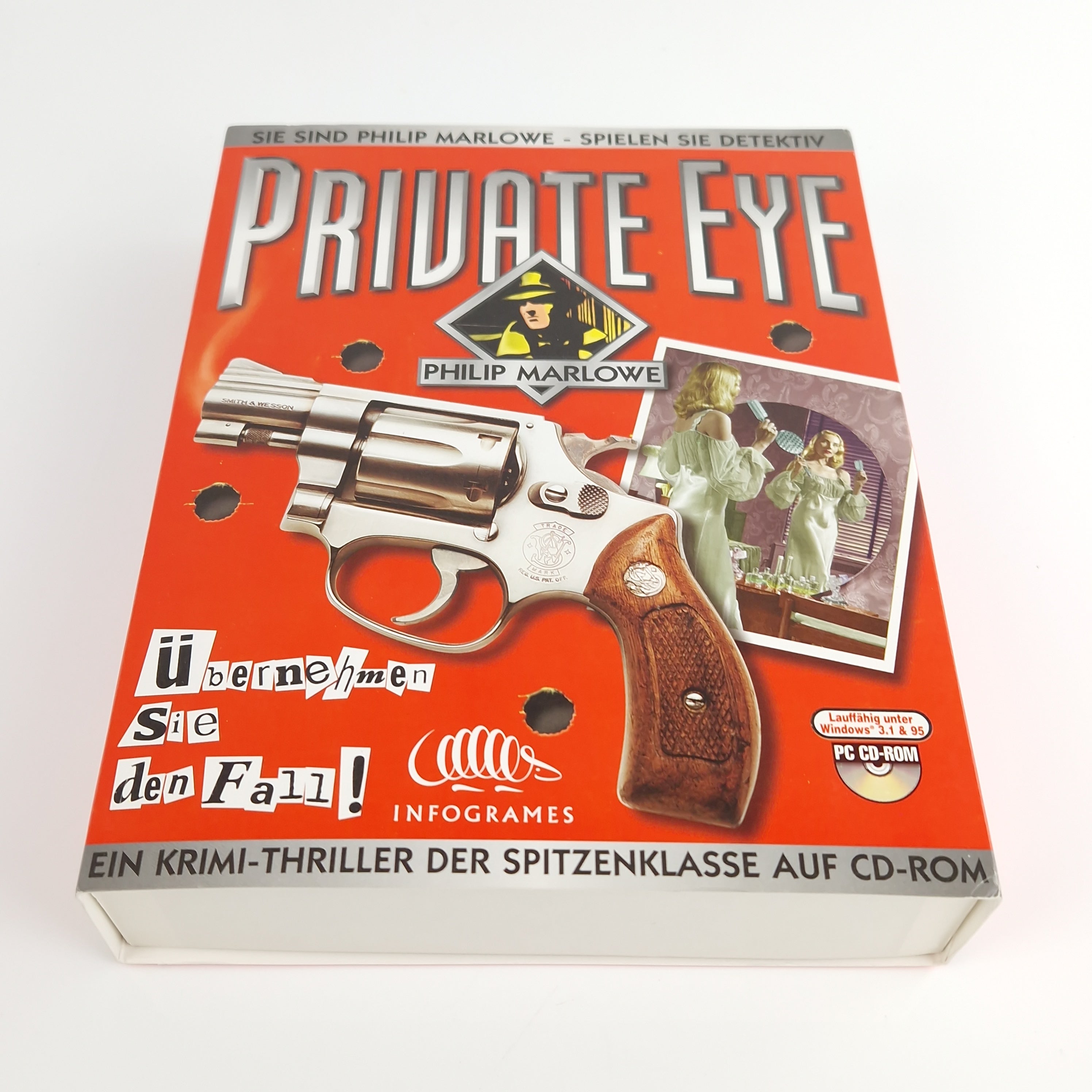 PC Spiel – Private Eye Philip Marlowe Big Box OVP PAL