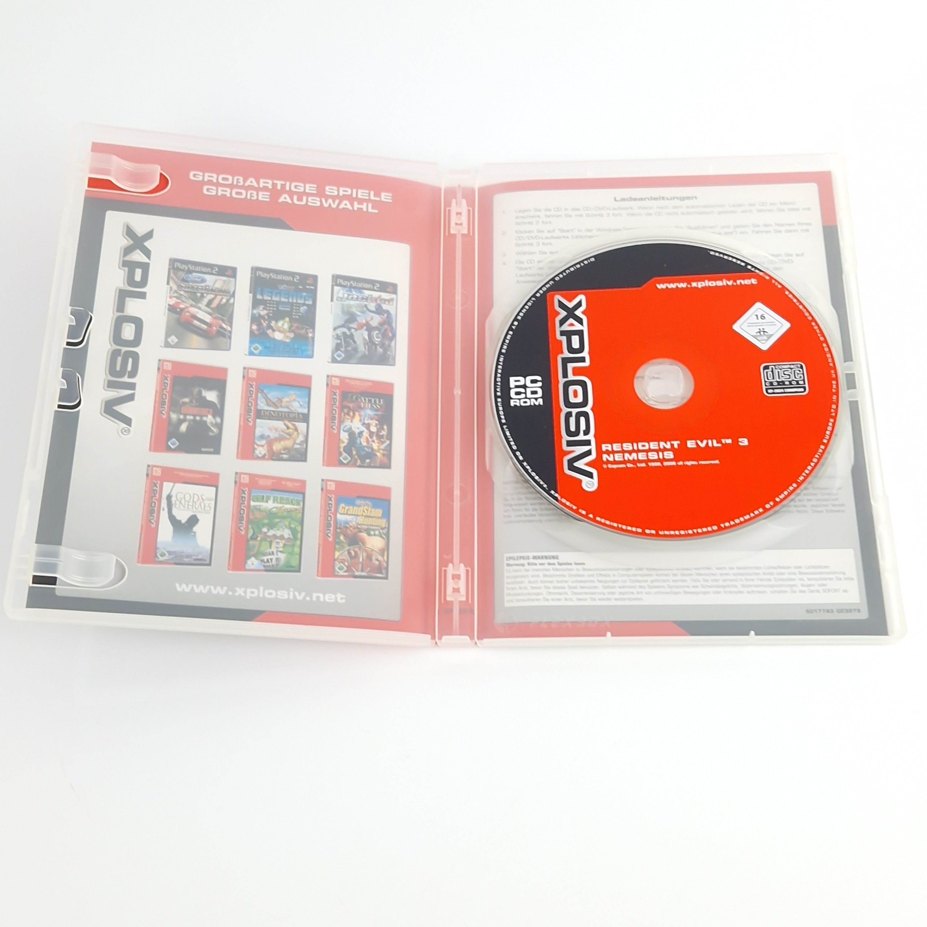 PC Spiel – Resident Evil 3 Nemesis DVD Case