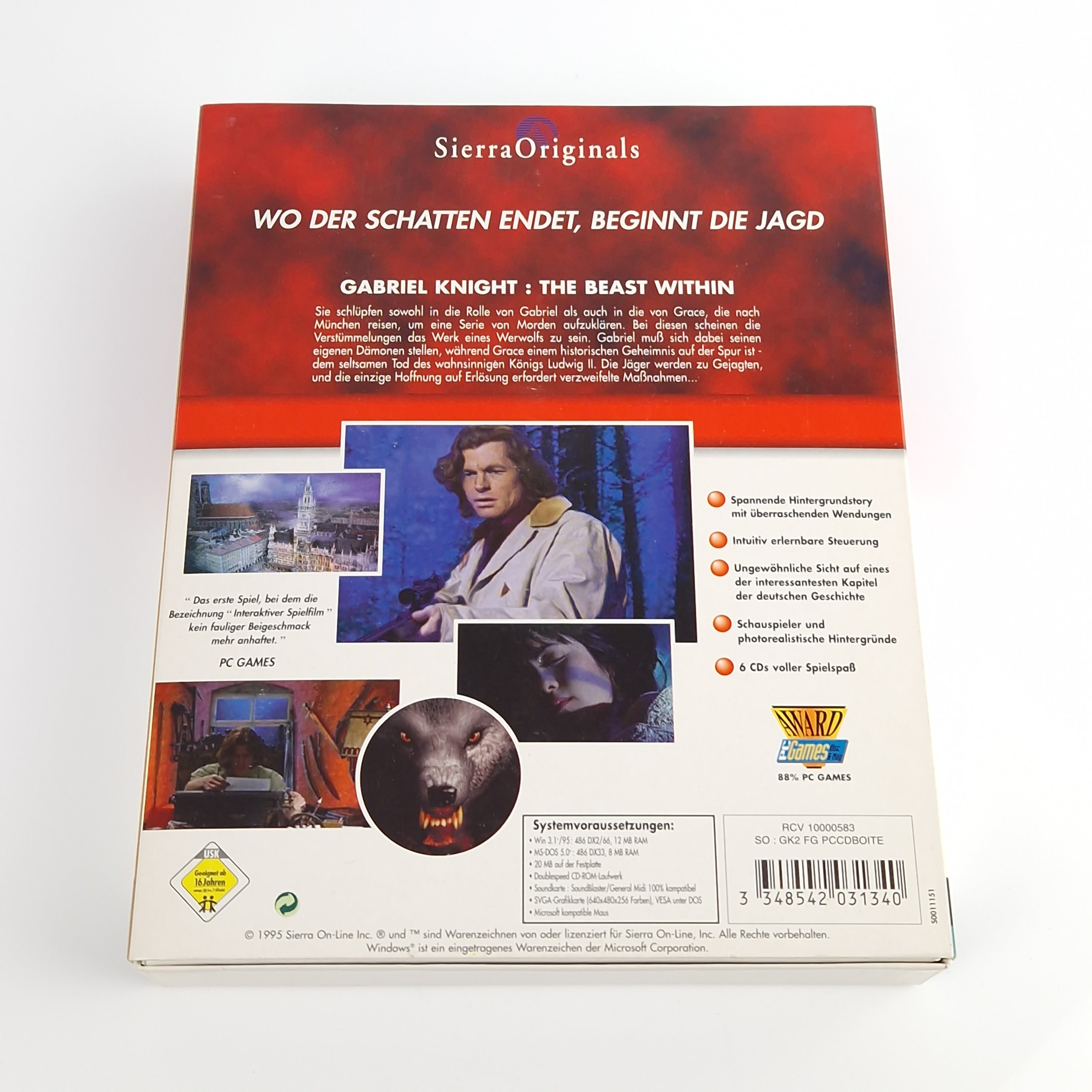 PC Spiel – Sierra Originals The Beast Within (Big Box OVP)