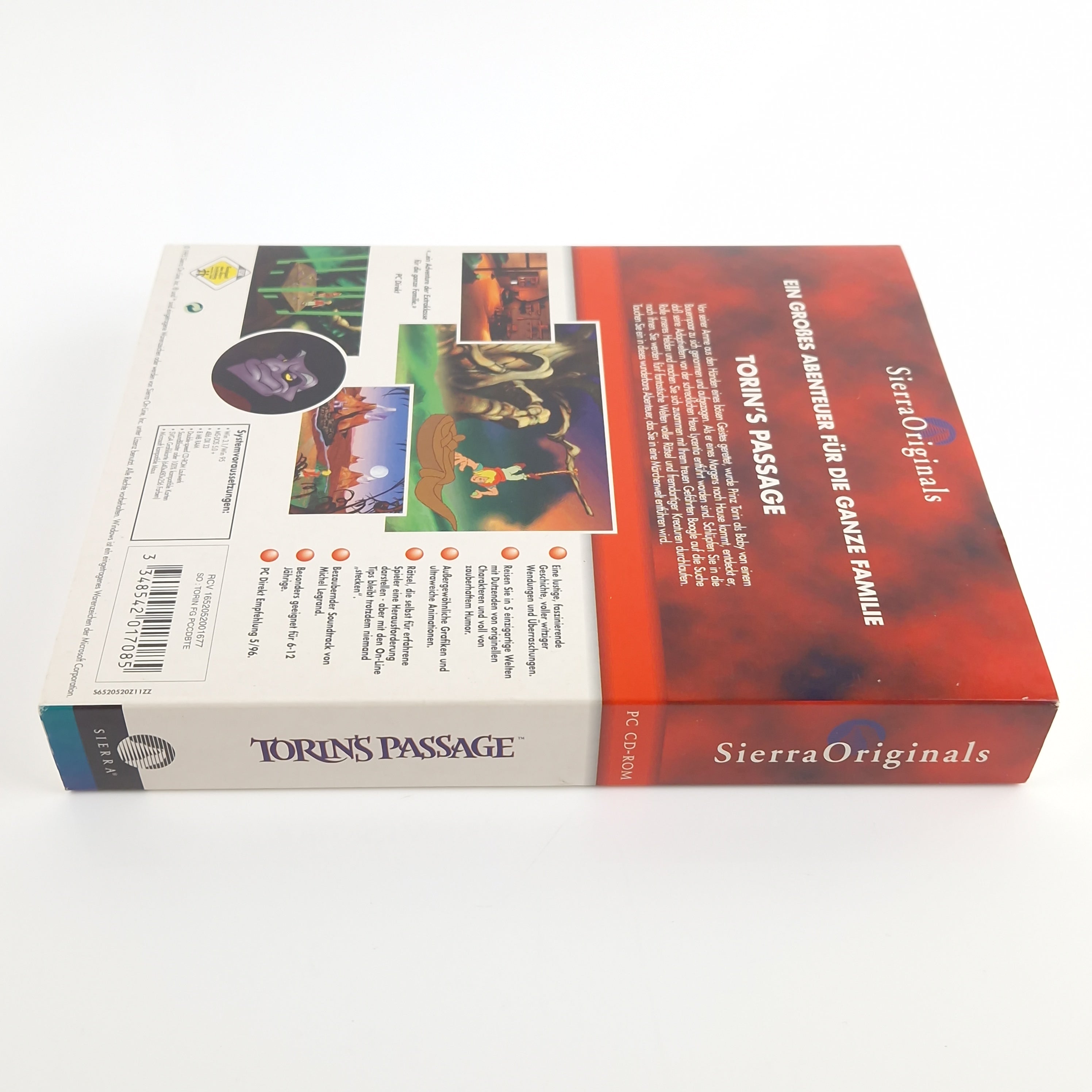 PC Spiel – Sierra Originals Torins Passage Big Box OVP PAL