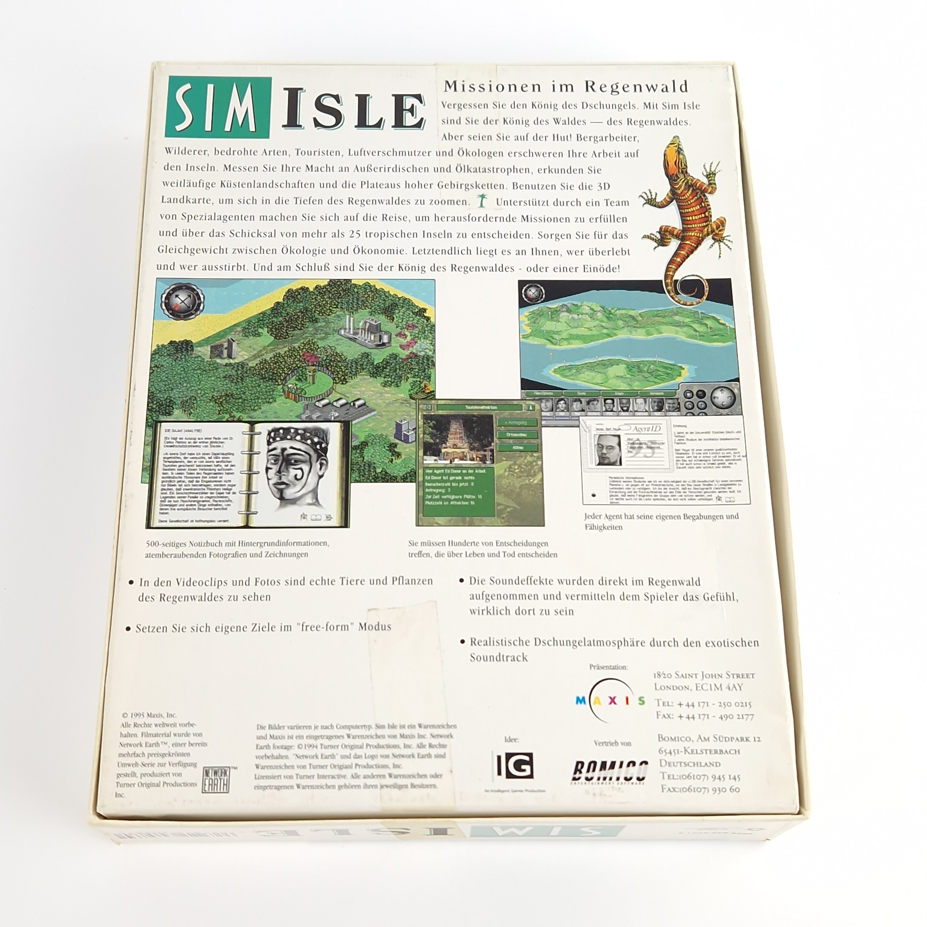 PC Spiel – Sim Isle Missionen Big Box OVP PAL