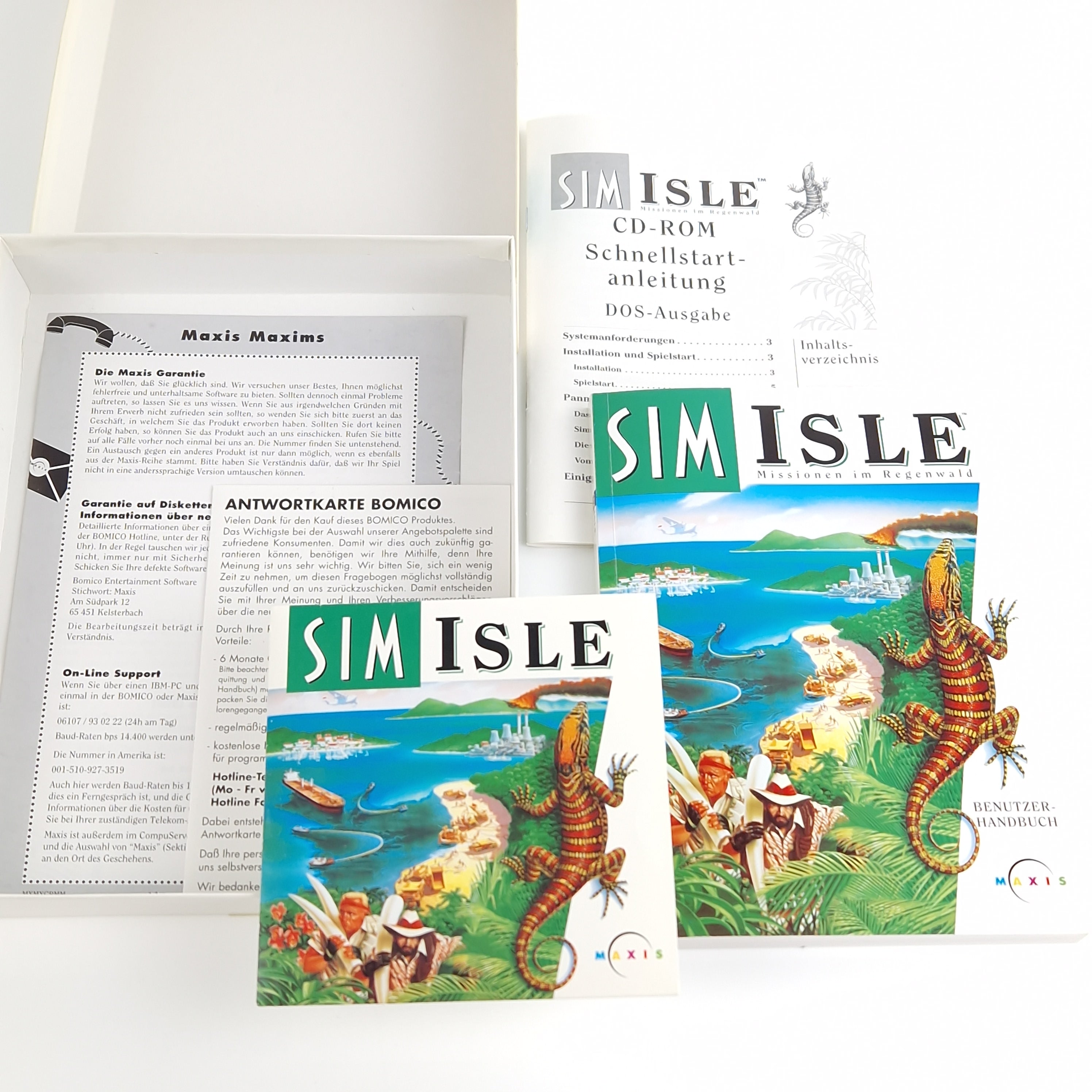 PC Spiel – Sim Isle Missionen Big Box OVP PAL