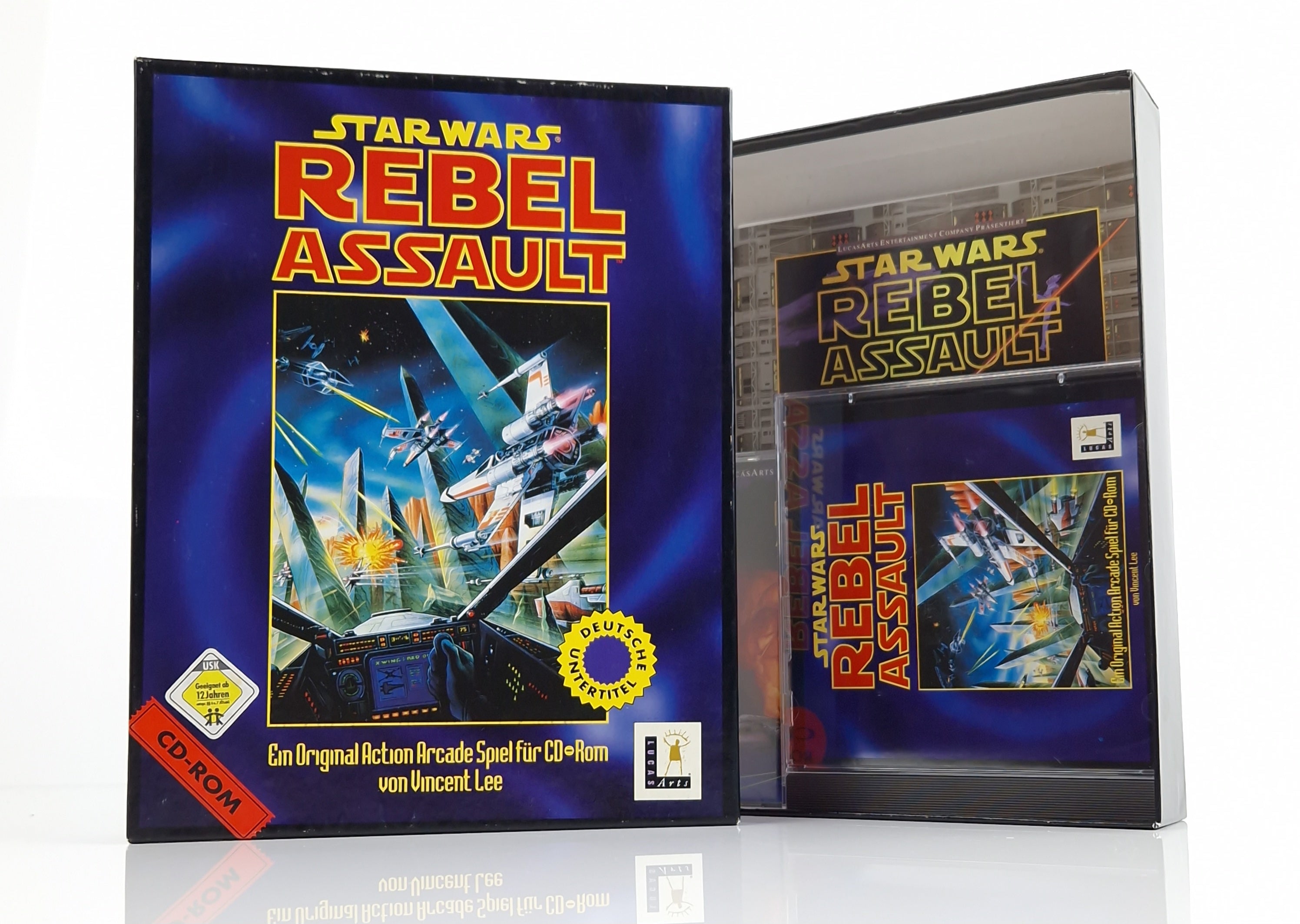 PC Spiel – Star Wars Rebel Assault I & II Big Box OVP PAL