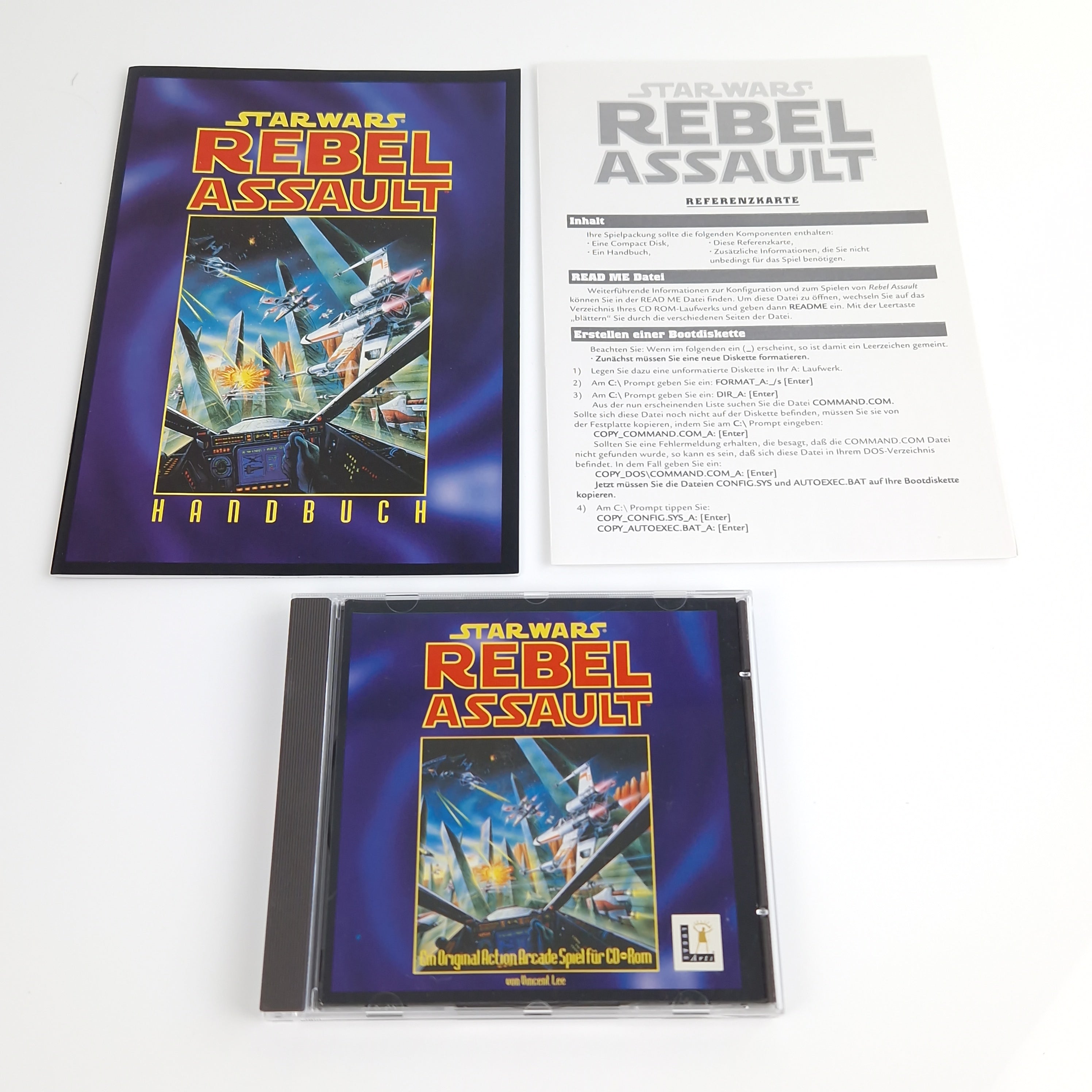 PC Spiel – Star Wars Rebel Assault I & II Big Box OVP PAL
