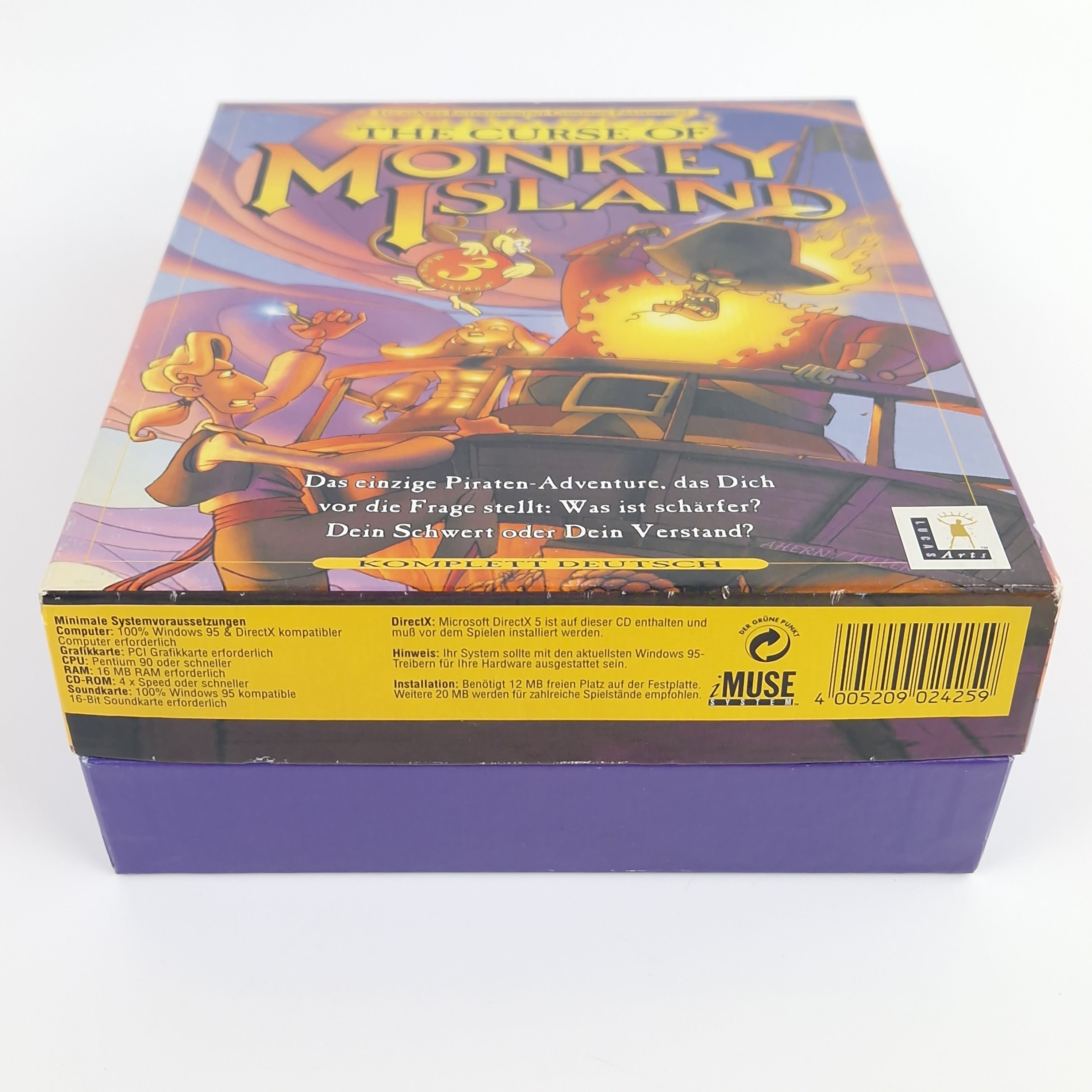 PC Spiel – The Curse of Monkey Island 3 (Big Box OVP PAL)