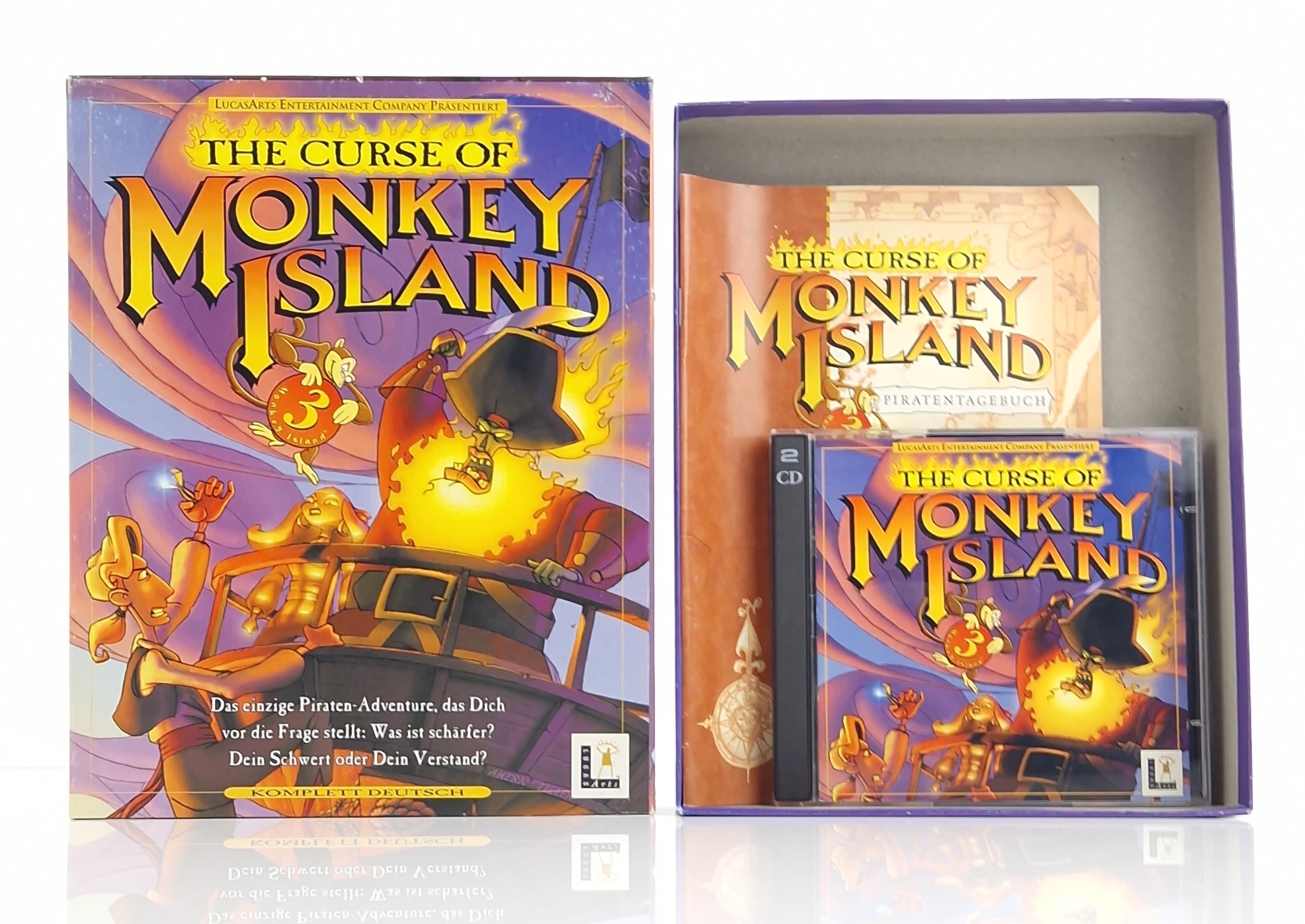 PC Spiel – The Curse of Monkey Island 3 (Big Box OVP PAL)