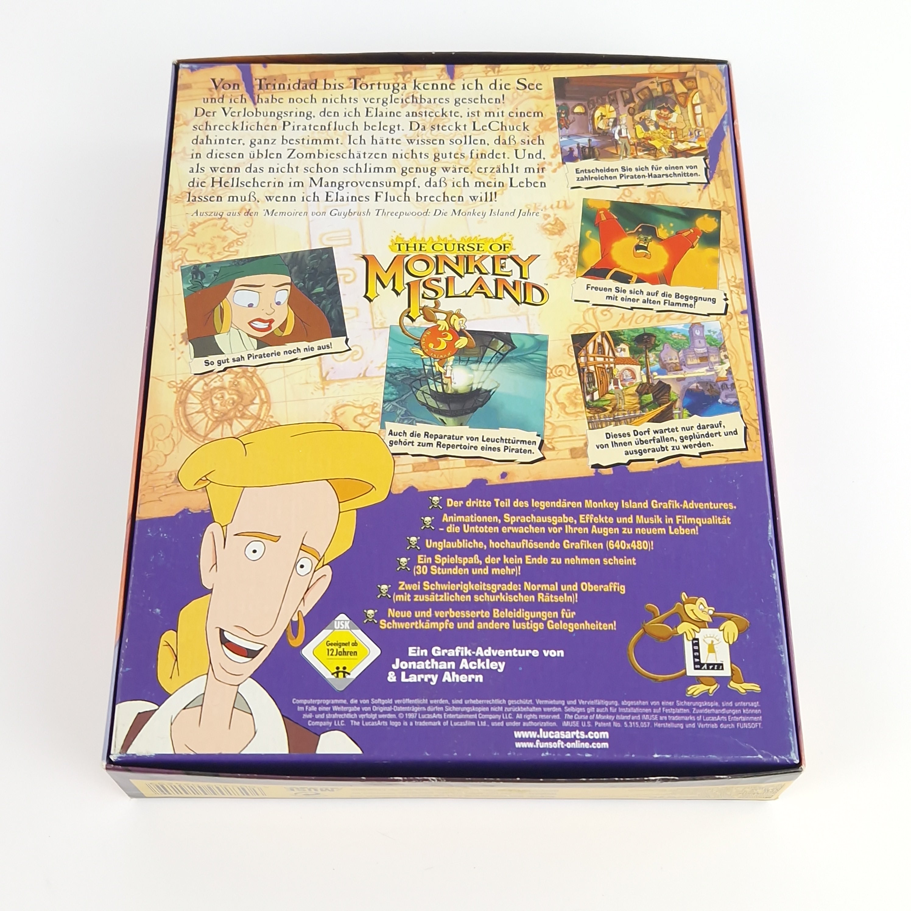 PC Spiel – The Curse of Monkey Island 3 (Big Box OVP PAL)