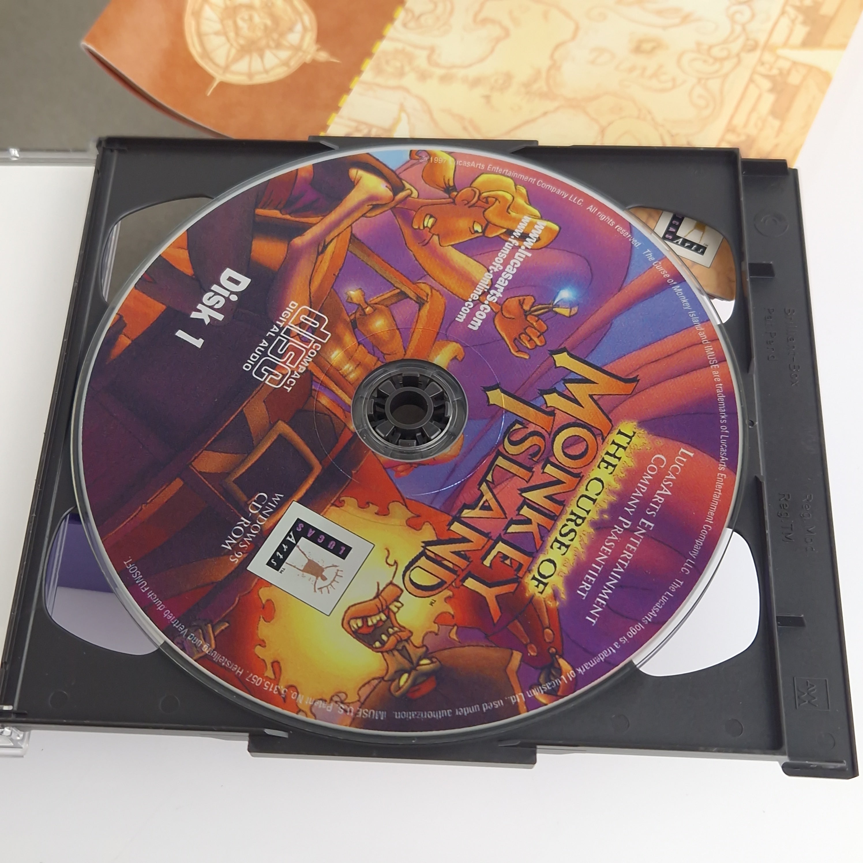 PC Spiel – The Curse of Monkey Island 3 (Big Box OVP PAL)
