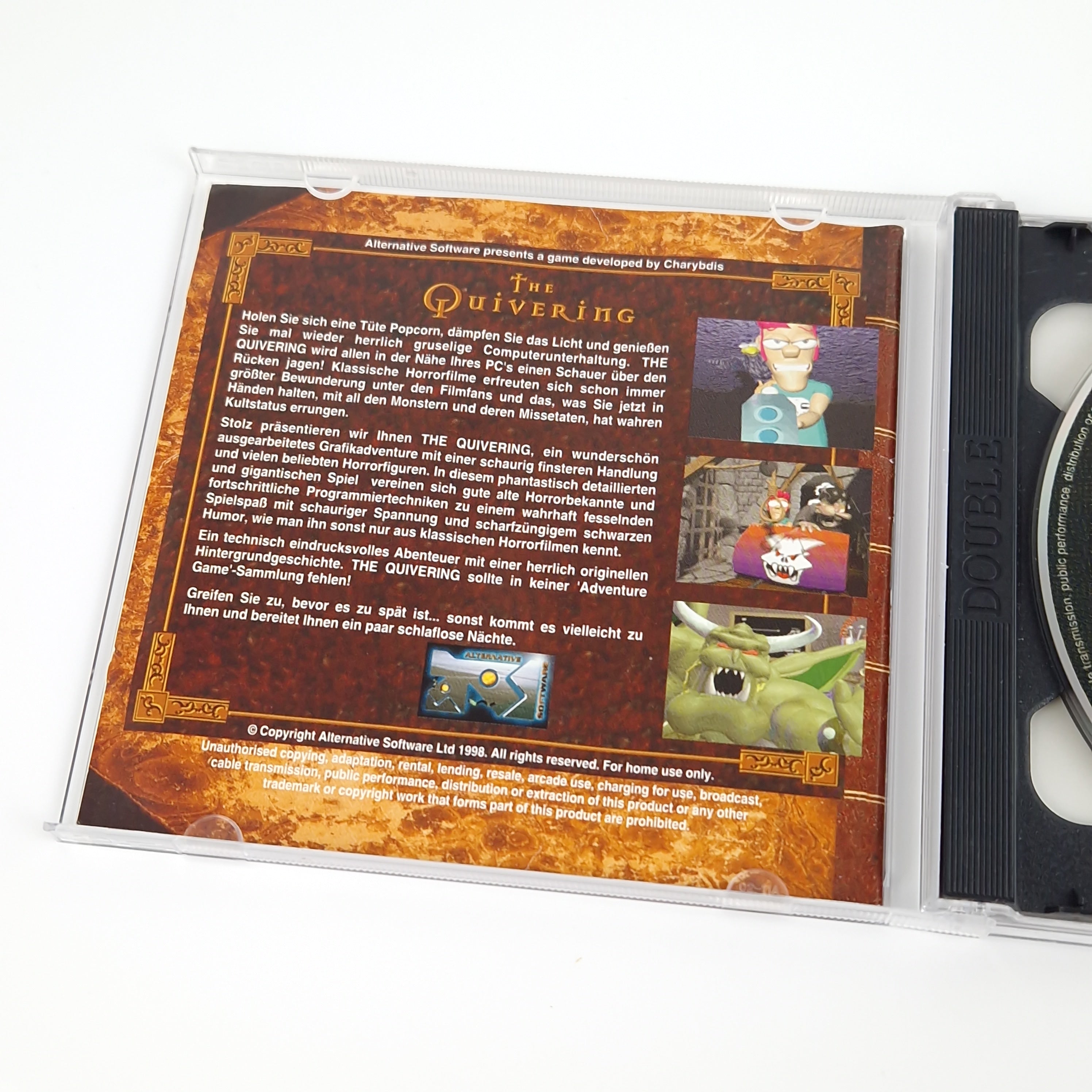 PC Spiel – The Quivering Jewel Case OVP PAL