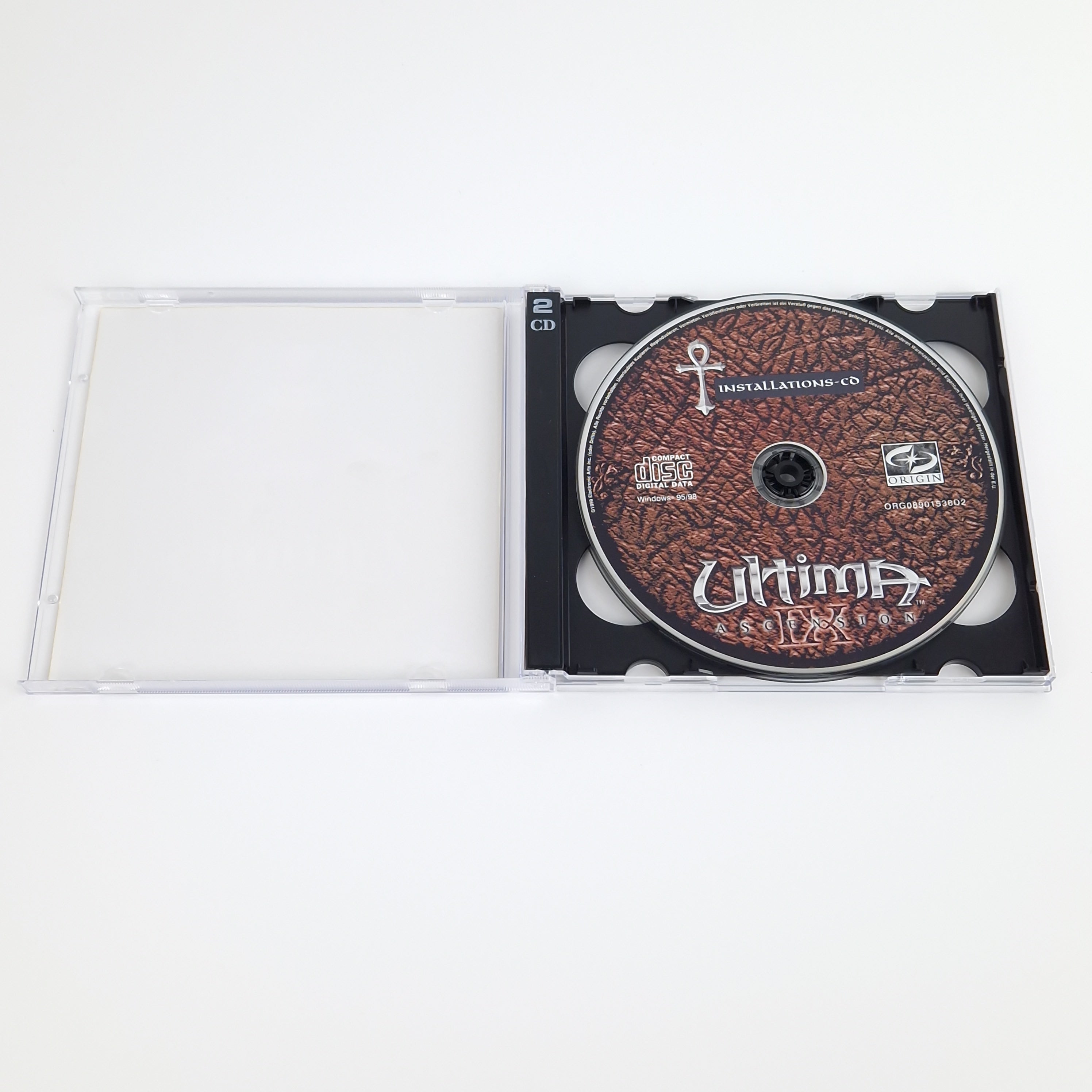 PC Spiel – Ultima Ascension mit Anleitungen PAL Jewel Case