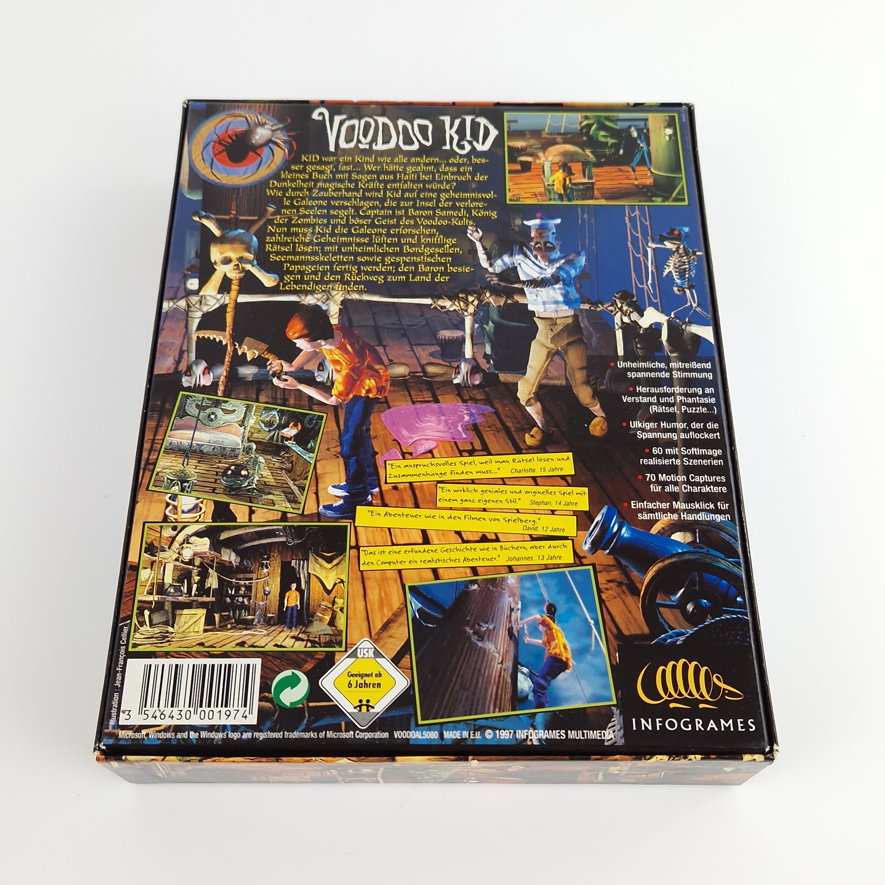 PC Spiel – Voodoo Kid Big Box OVP PAL Eurobox