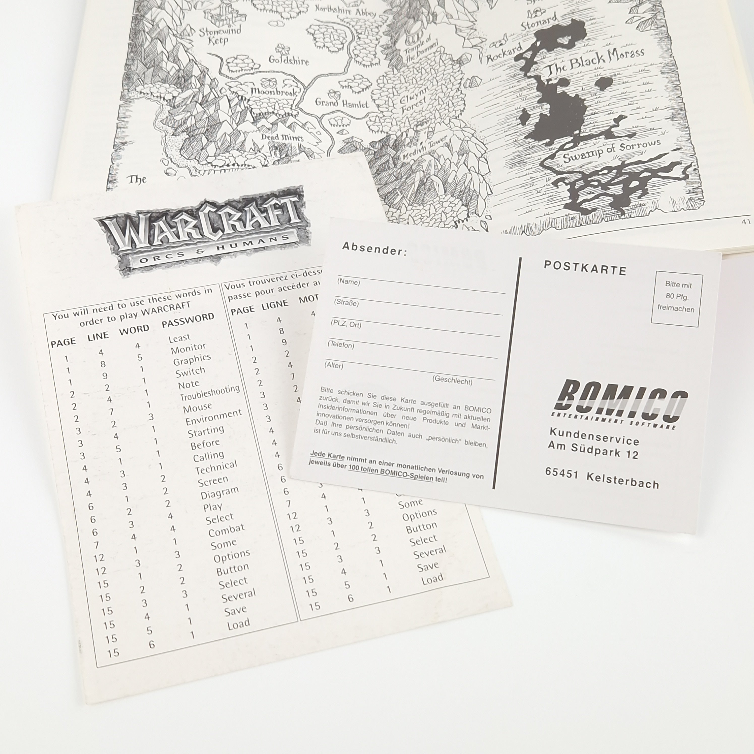 PC Spiel – Warcraft Orcs Humans Big Box OVP DOS 3.5