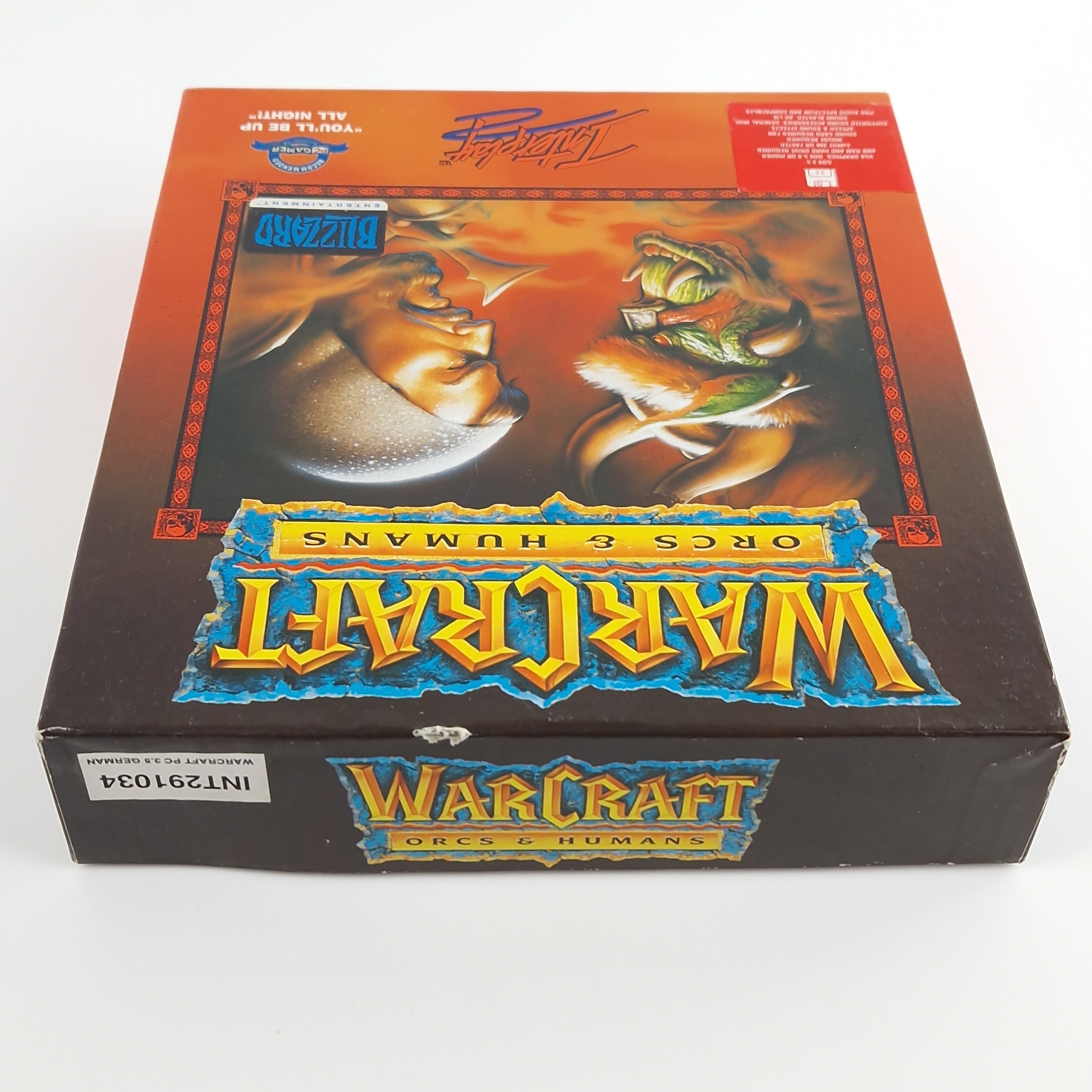 PC Spiel – Warcraft Orcs Humans Big Box OVP DOS 3.5