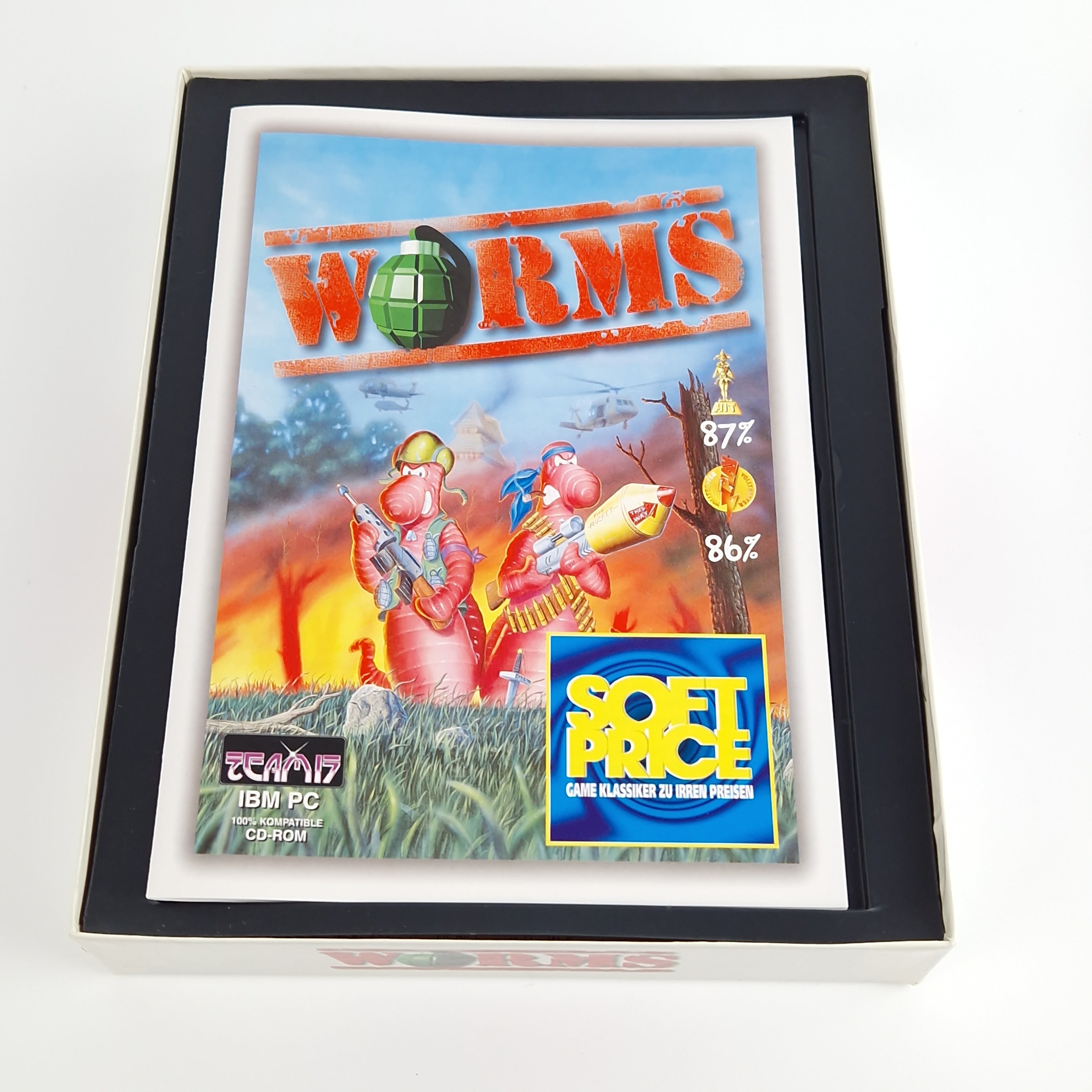PC Spiel – Worms Big Box OVP Eurobox PAL