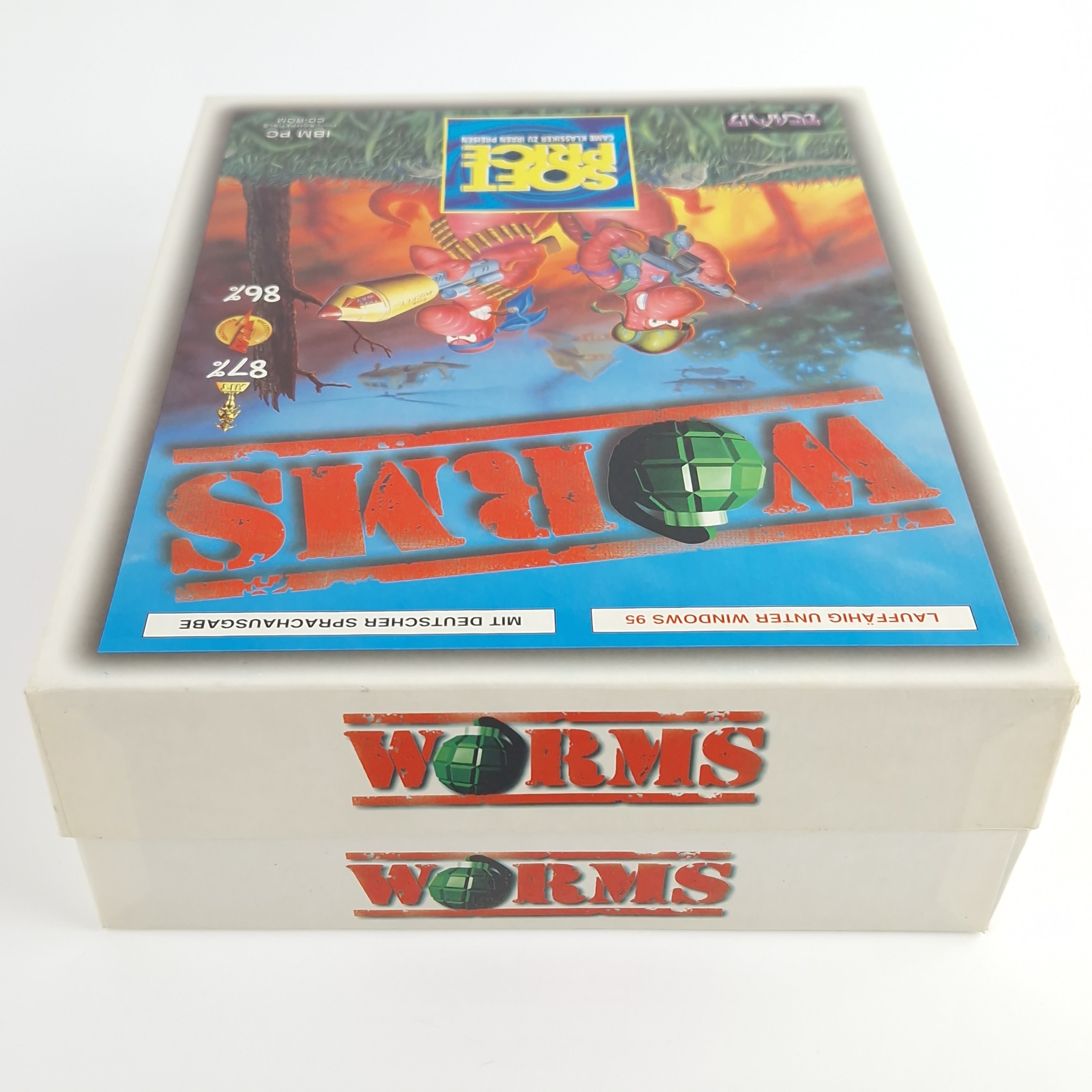 PC Spiel – Worms Big Box OVP Eurobox PAL