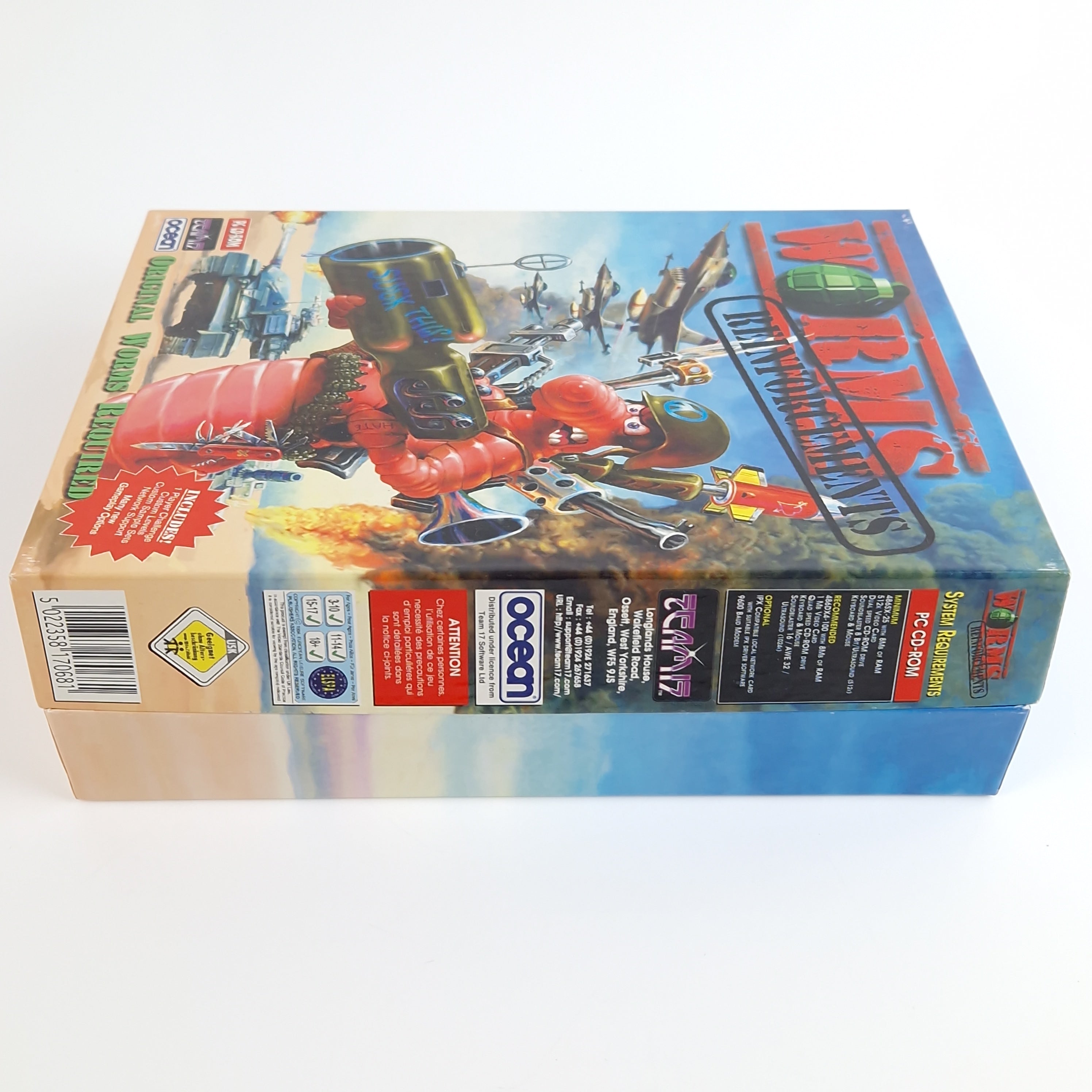 PC Spiel – Worms Reinforcements Big Box OVP PAL