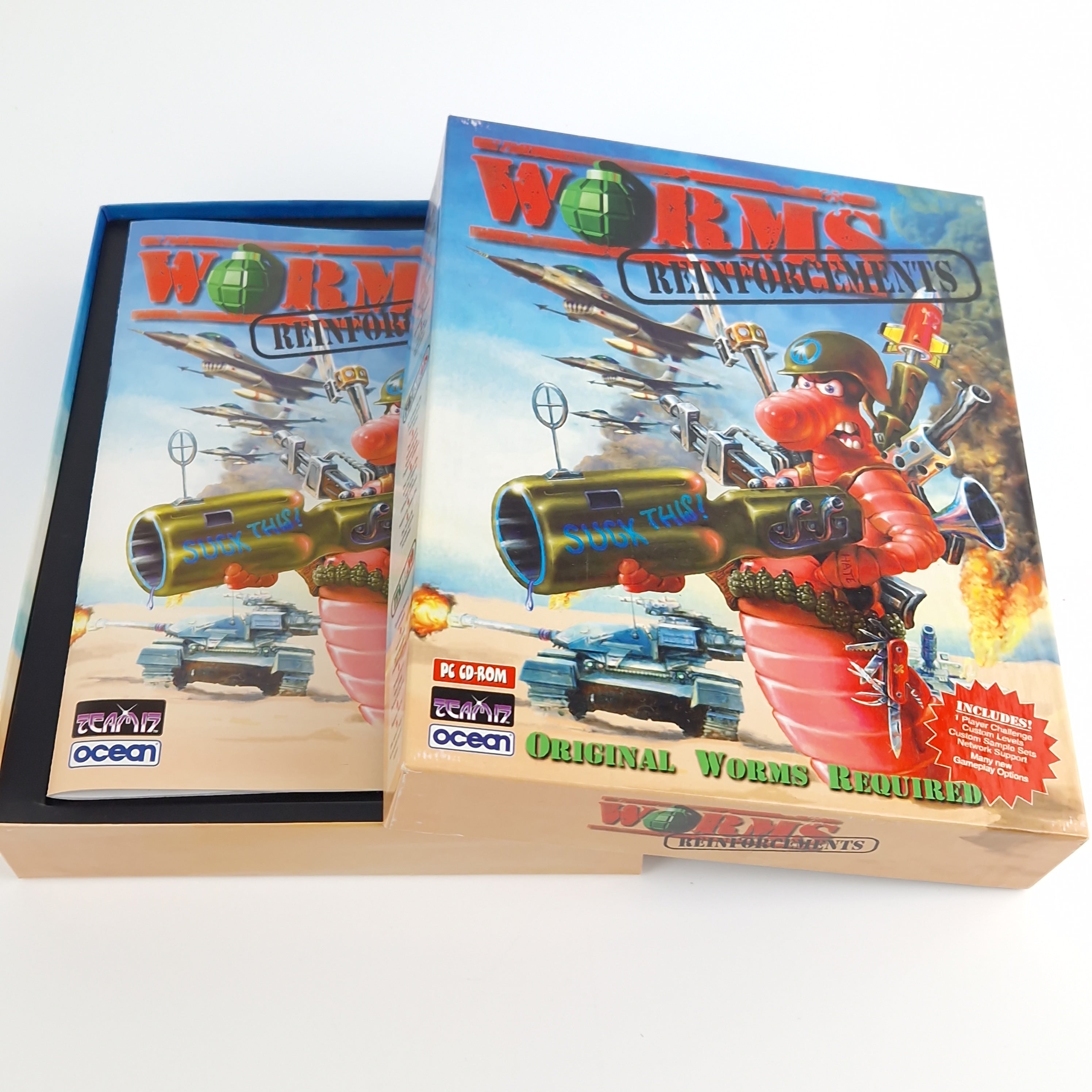 PC Spiel – Worms Reinforcements Big Box OVP PAL