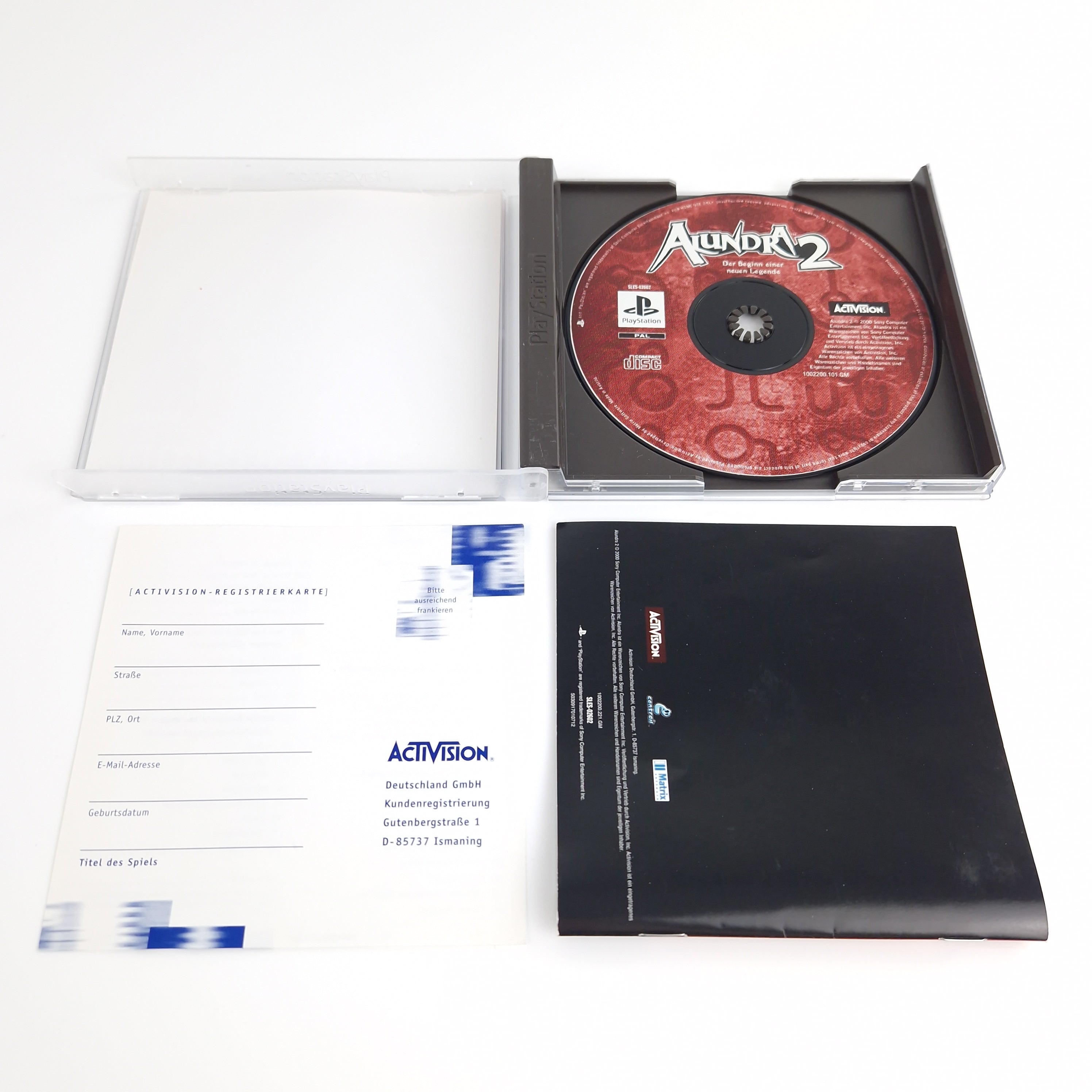 Playstation 1 Spiel – Alundra 2 mit Strategy Guide PS1