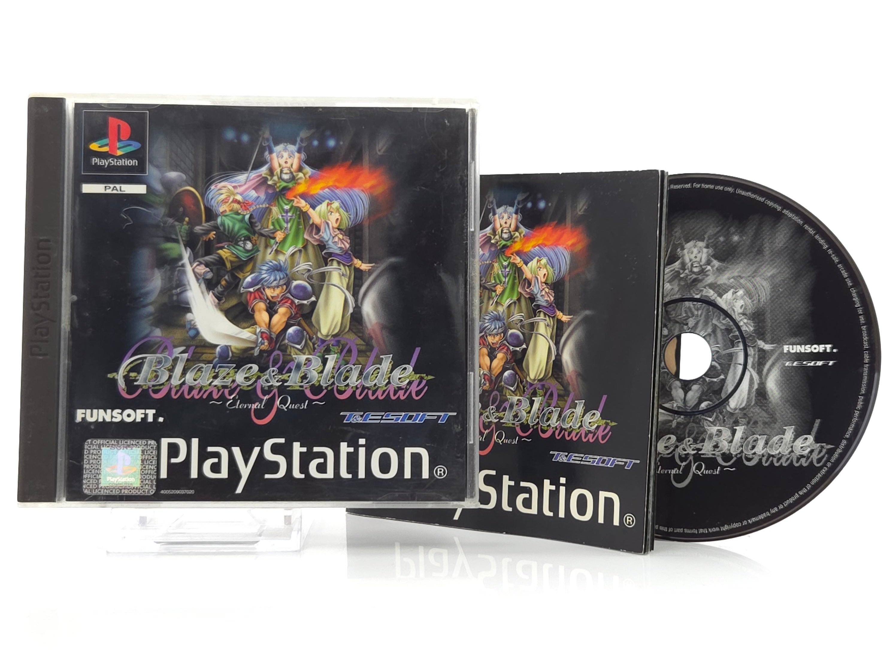 Playstation 1 Spiel – Blaze and Blade Eternal Quest OVP