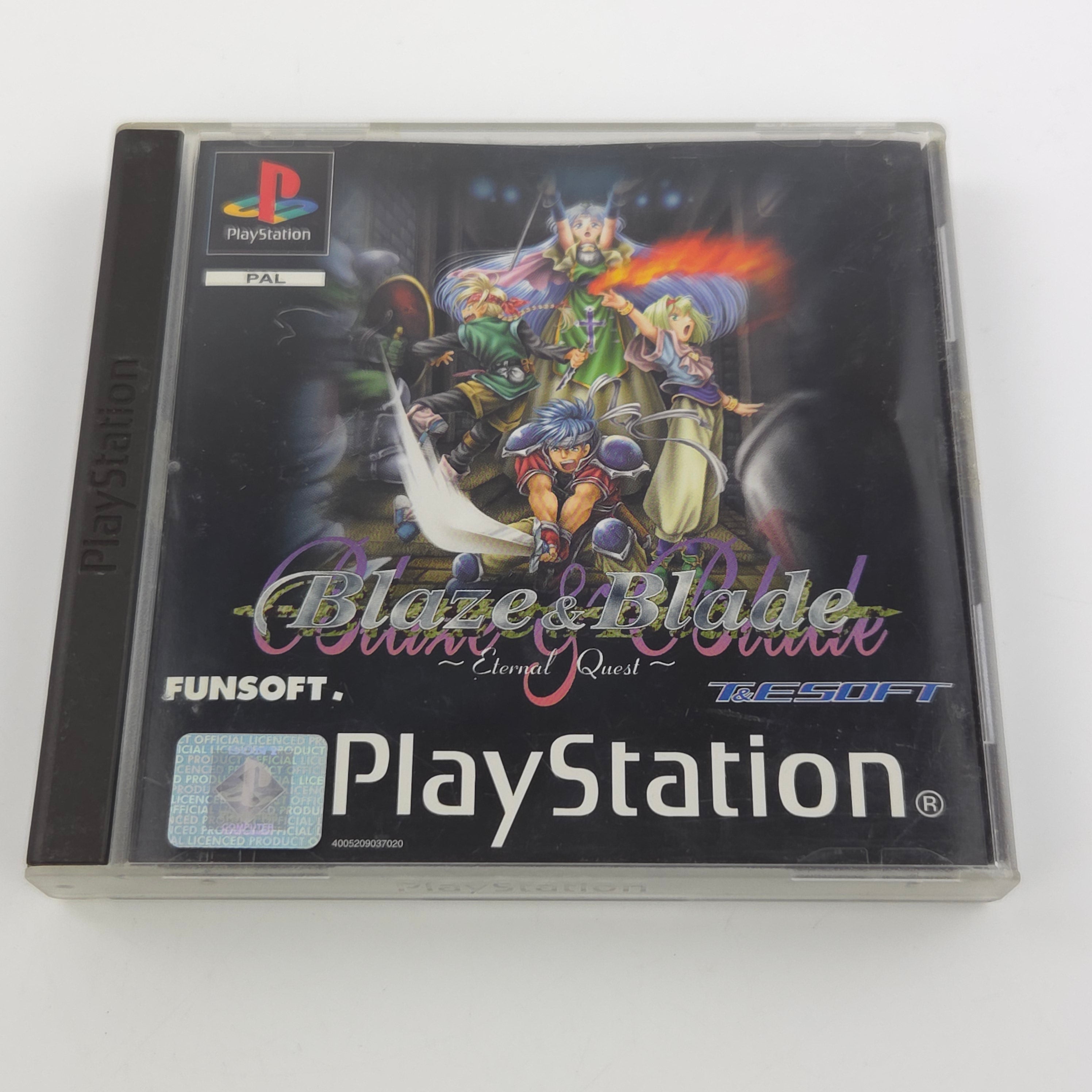 Playstation 1 Spiel – Blaze and Blade Eternal Quest OVP